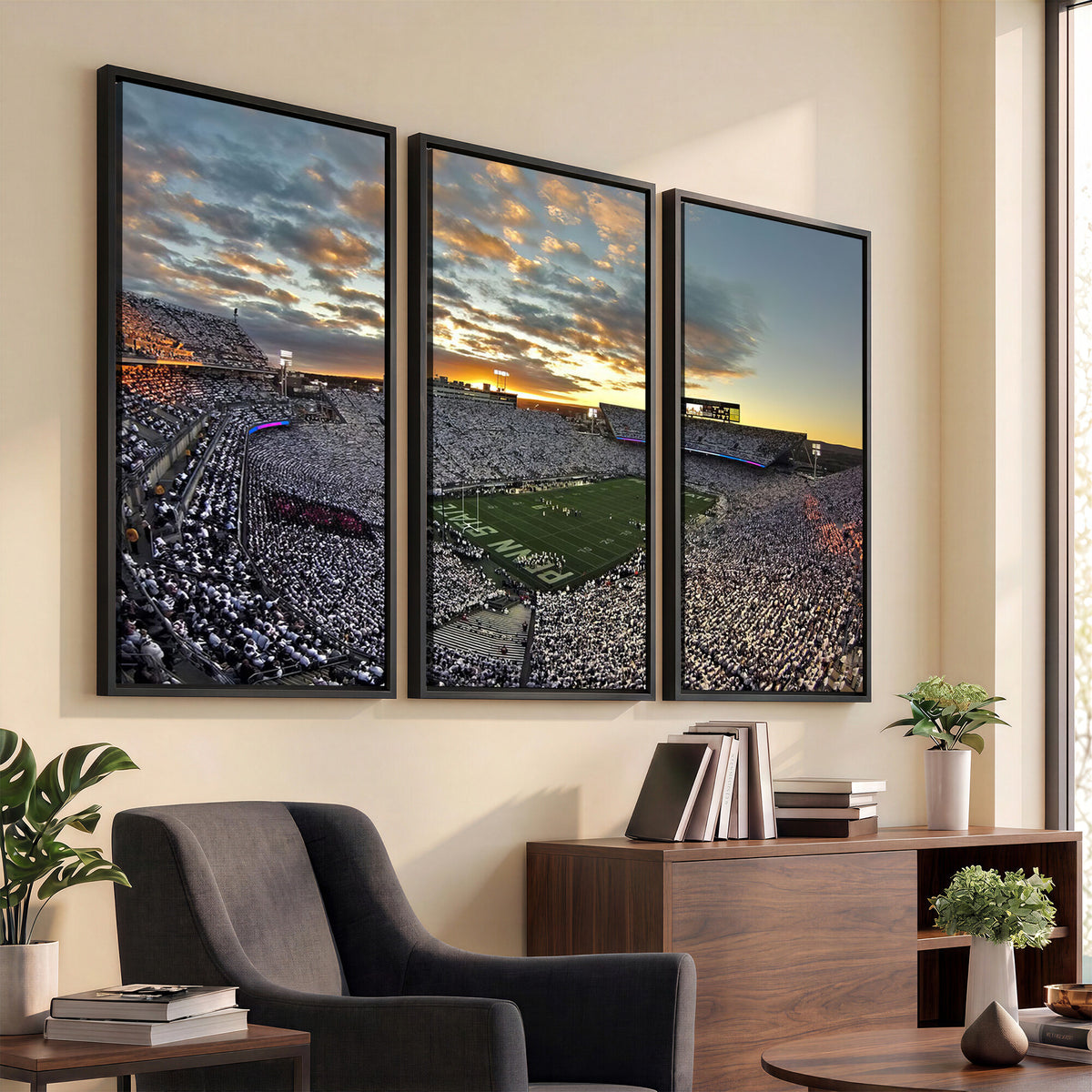 38807-MGV-CV-36X24 - Beaver Stadium Wall Art, Penn State Stadium Wall Art | Penn State Nittany Lions Football