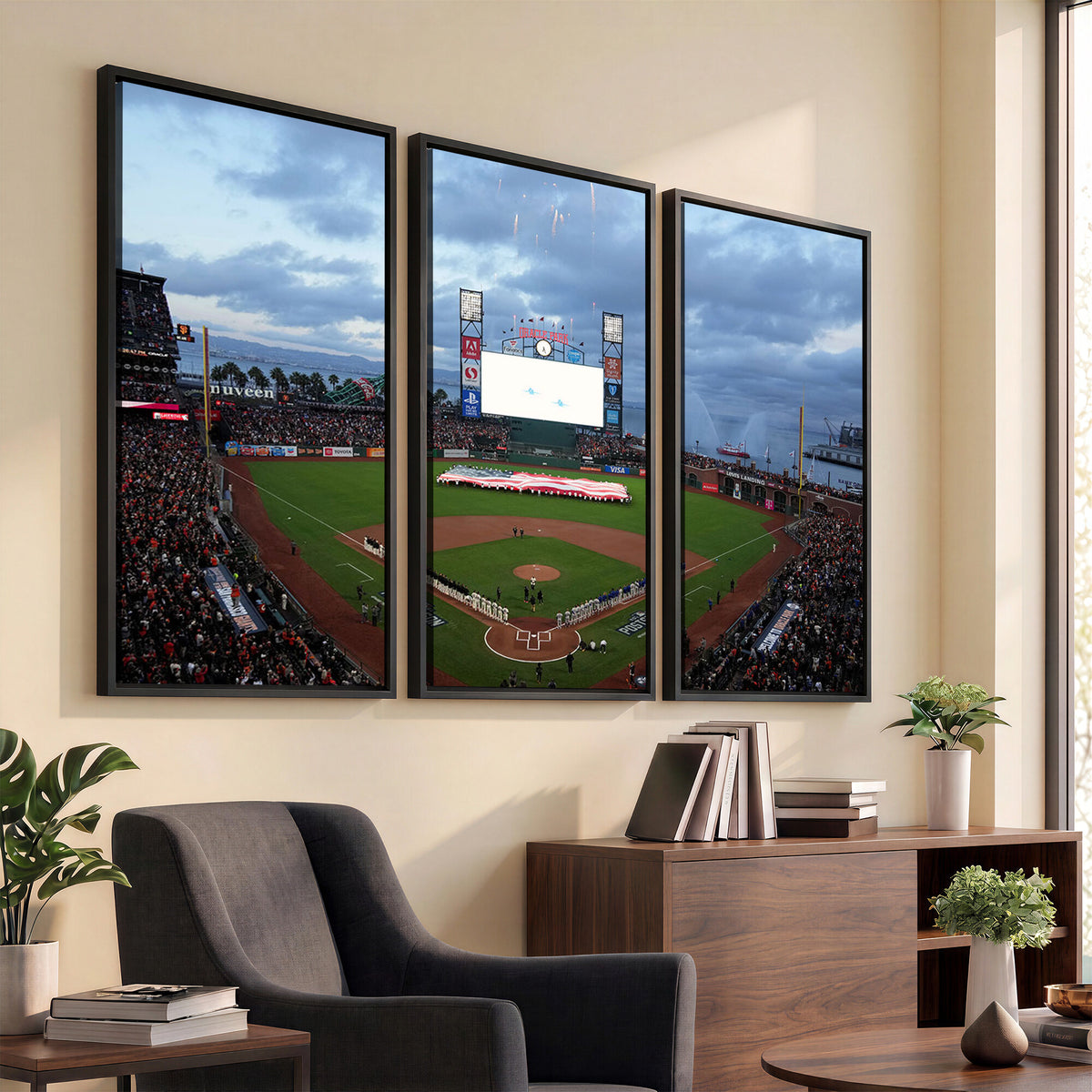 44631-MGV-CV-36X24 - Oracle Park San Francisco Giants Wall Art | Oracle Park Stadium Canvas Print
