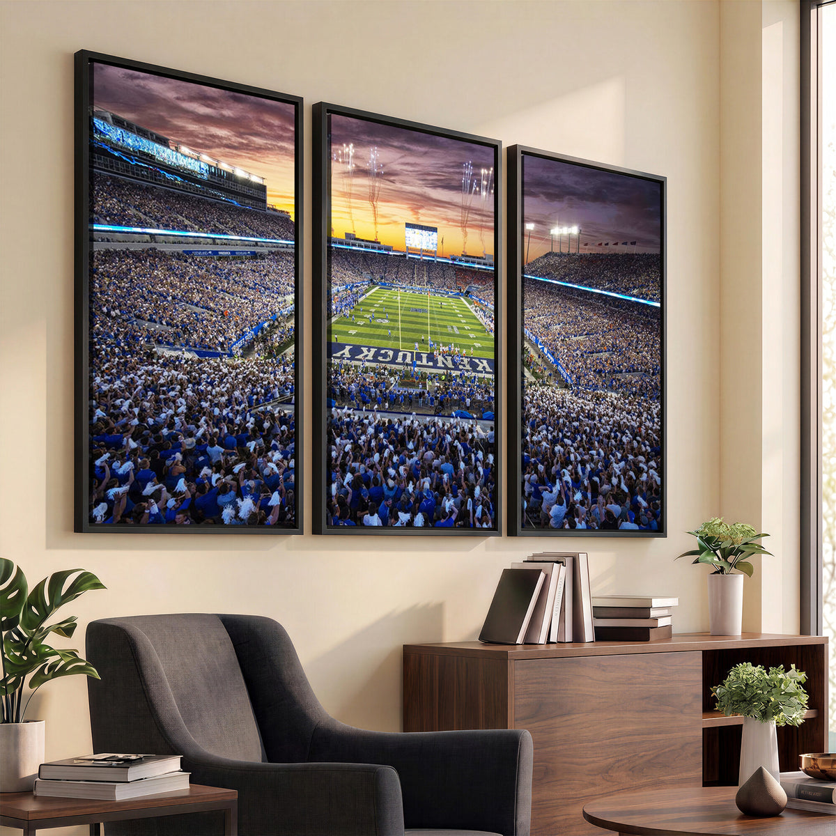 78524-MGV-CV-36X24 - Kroger Field Wall Art Print, Kentucky Stadium Wall Art