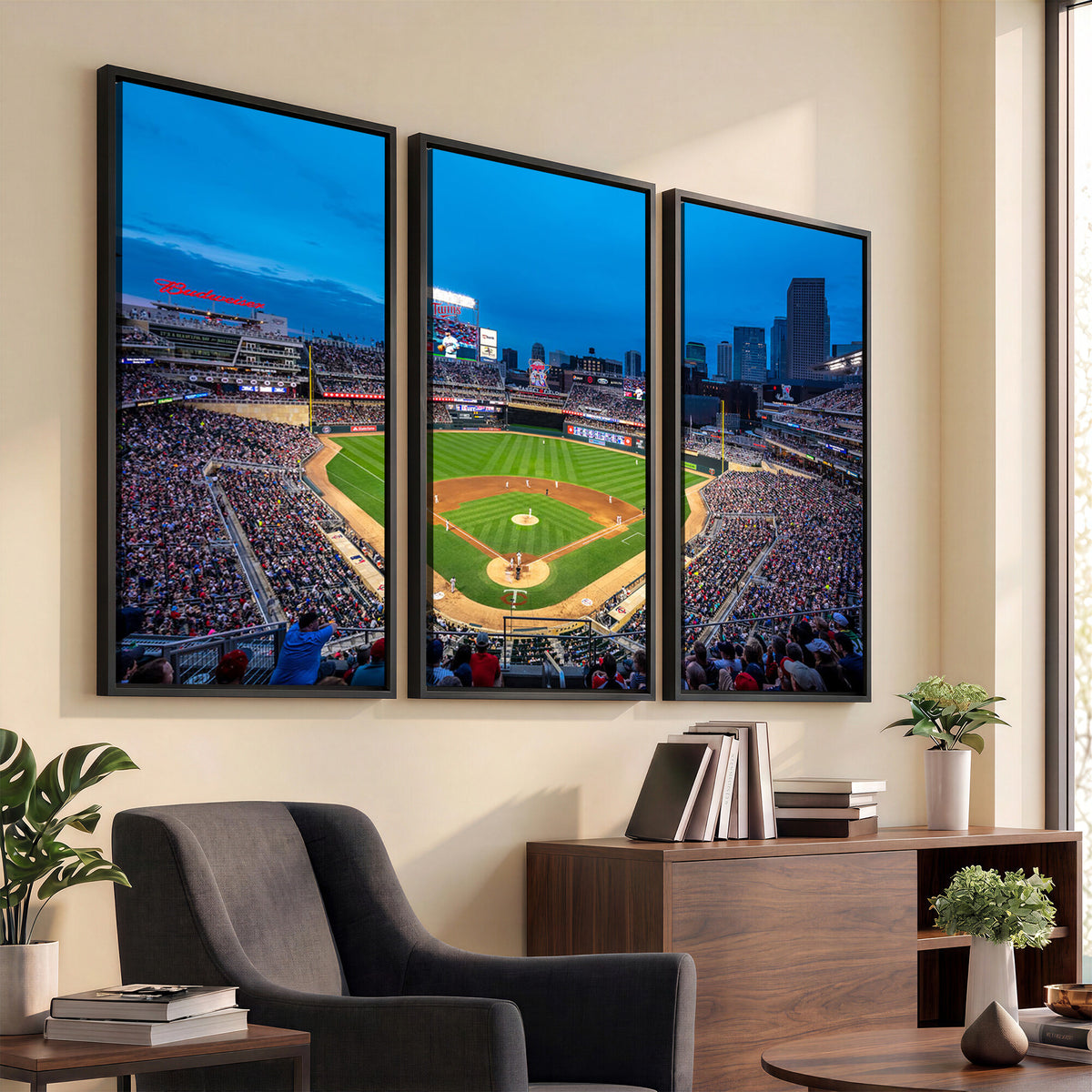 77273035-MGV-CV-36X24 - Target Field Stadium Wall Art Canvas Print, Minnesota Twins