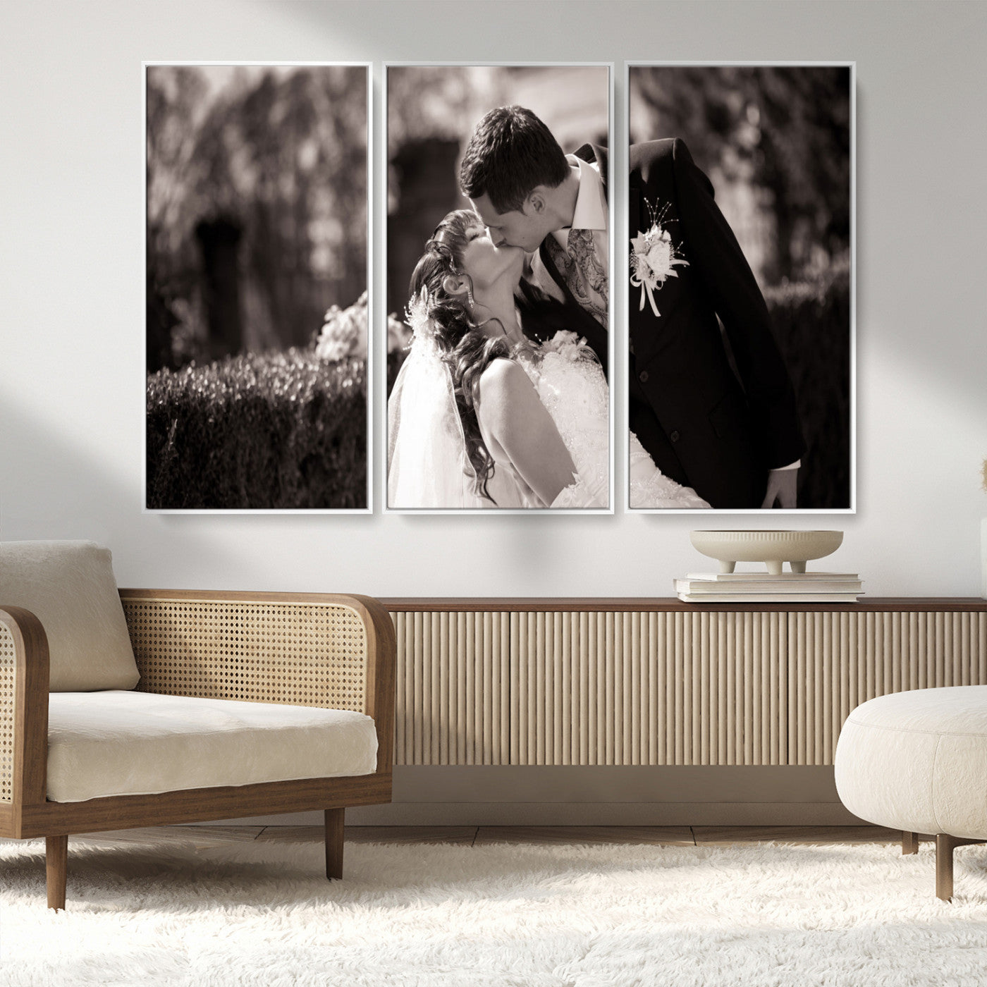 MGV-FC-48X32-3P - Create Your Own Photo Canvas Print - Personalized Wall Art for Home Decor Wall Art Print, Create