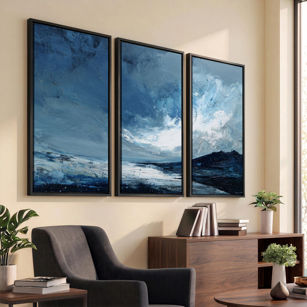 66685630-MGV-CV-36X24 - Extra Large Abstract Wall Art Canvas Print