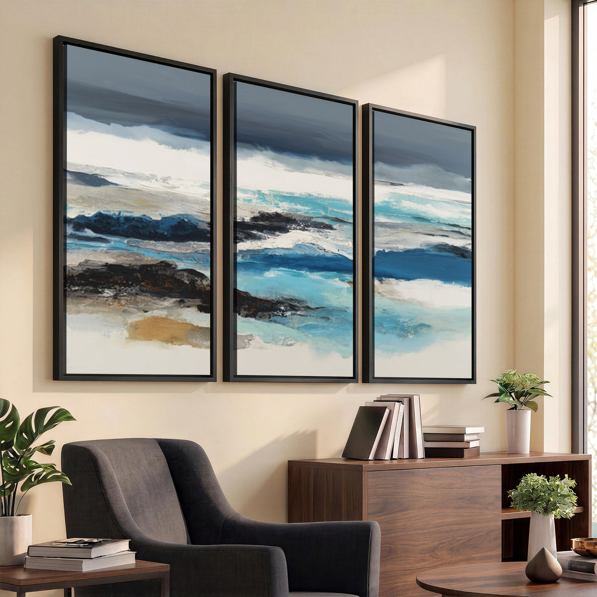 53645131-MGV-CV-36X24 - Extra Large Abstract Wall Art Canvas Print