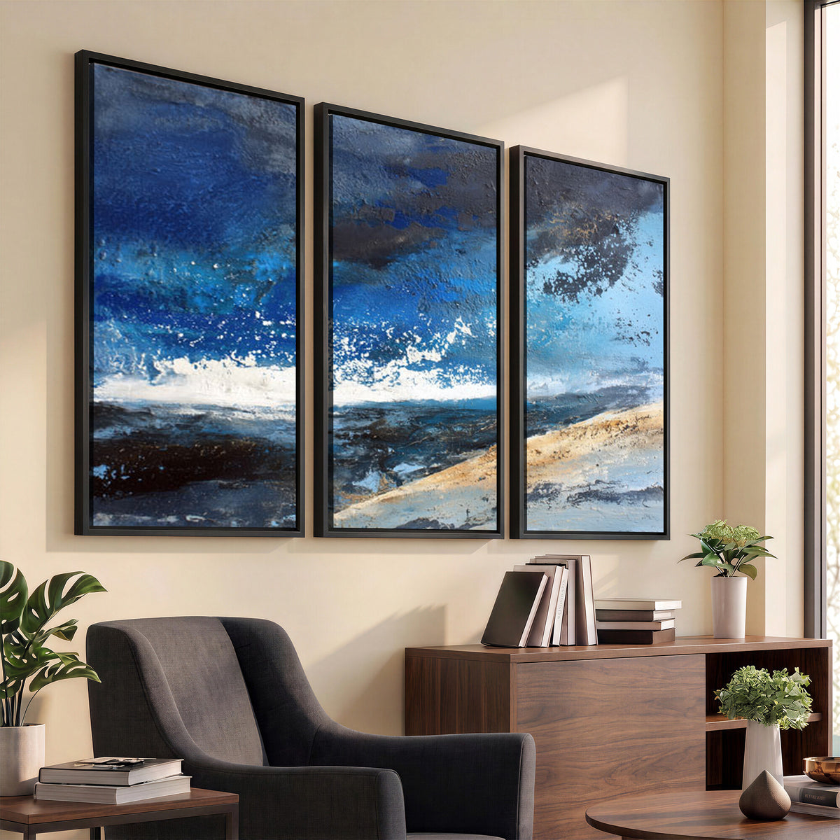 72157369-MGV-CV-36X24 - Extra Large Abstract Wall Art Canvas Print