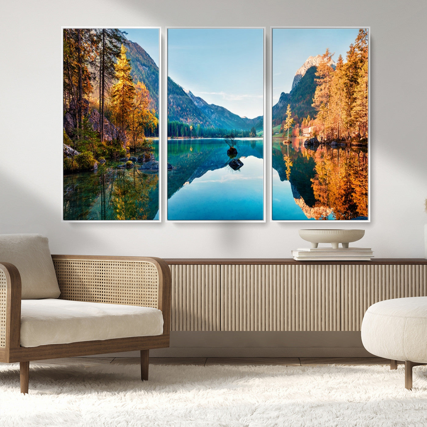 MGV-FC-48X32-3P - Fantastic Autumn Panorama Wall Art Canvas Print