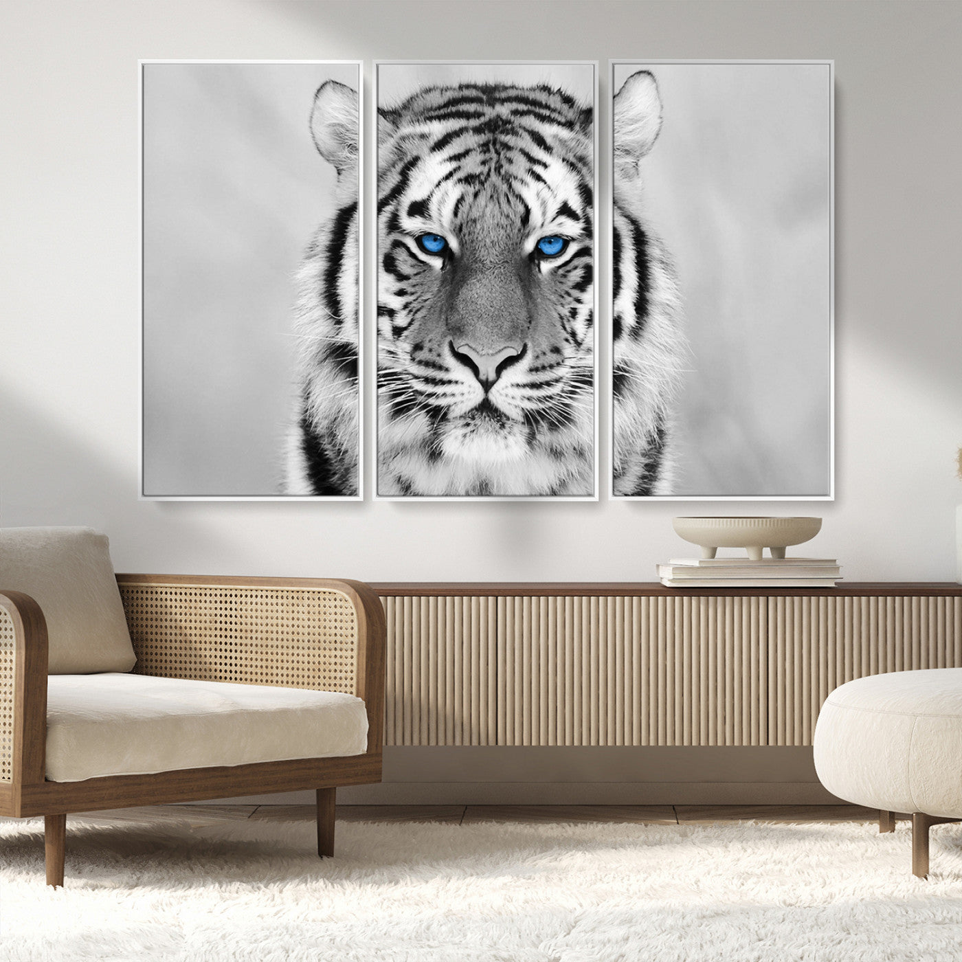 MGV-FC-48X32-3P - Tiger Canvas Artwork Wall Art Print