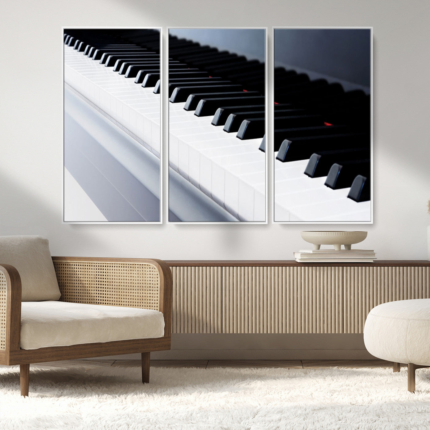 MGV-FC-48X32-3P - Piano Artwork Canvas Wall Art Print