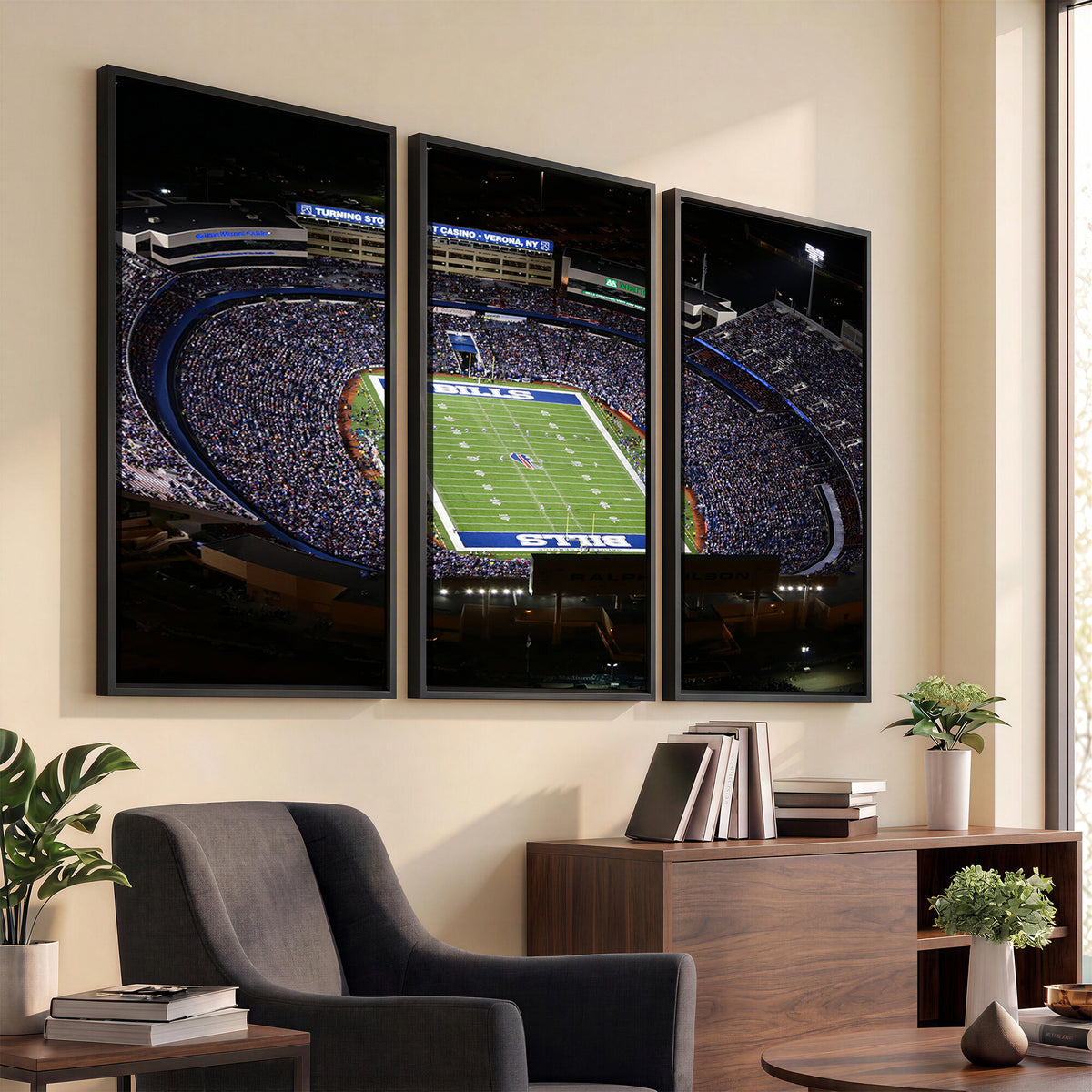 19030-MGV-CV-36X24 - Buffalo Bills NFL Football Team Print, Highmark Stadium