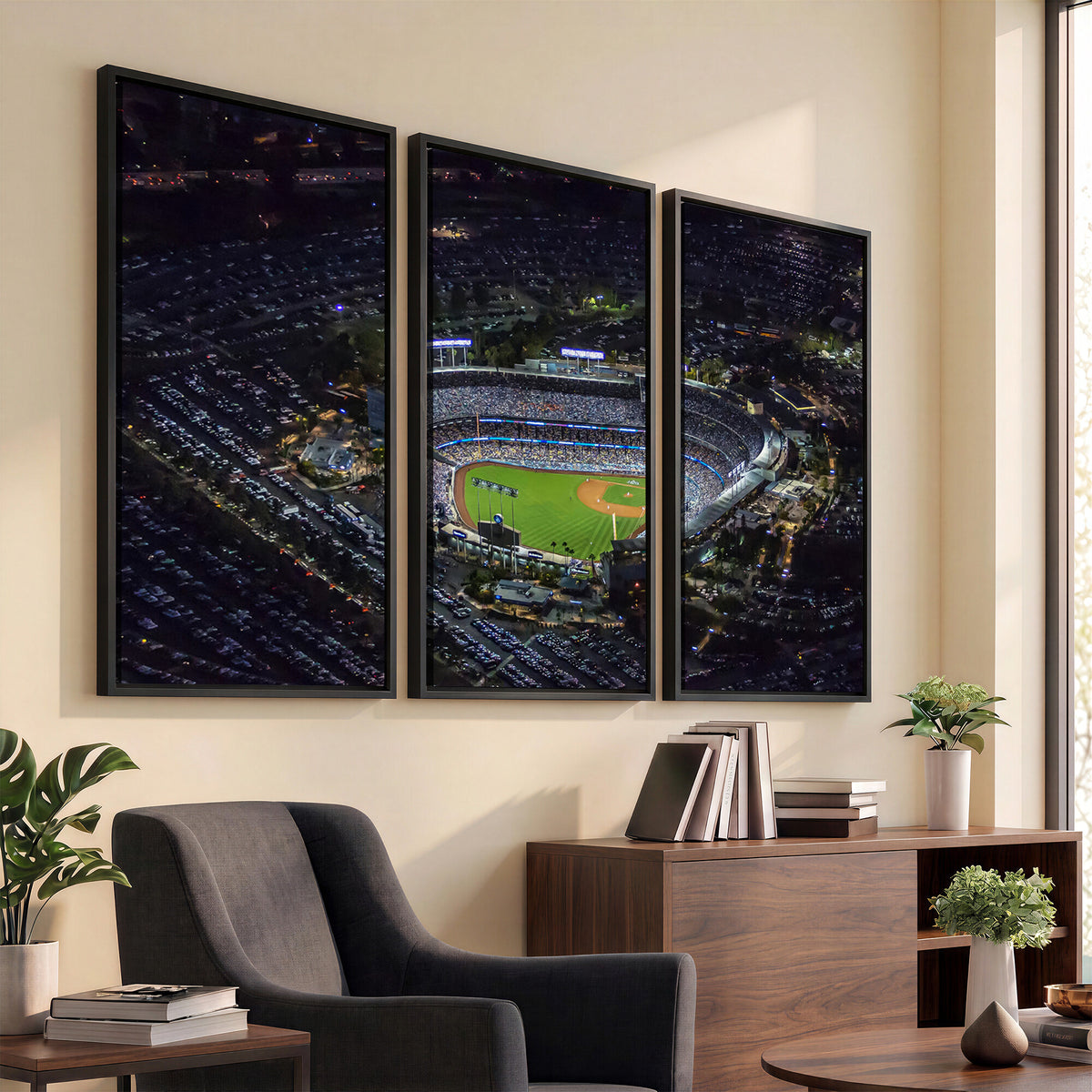 20932-MGV-CV-36X24 - Los Angeles Dodgers Dodger Stadium Wall Art Canvas Print