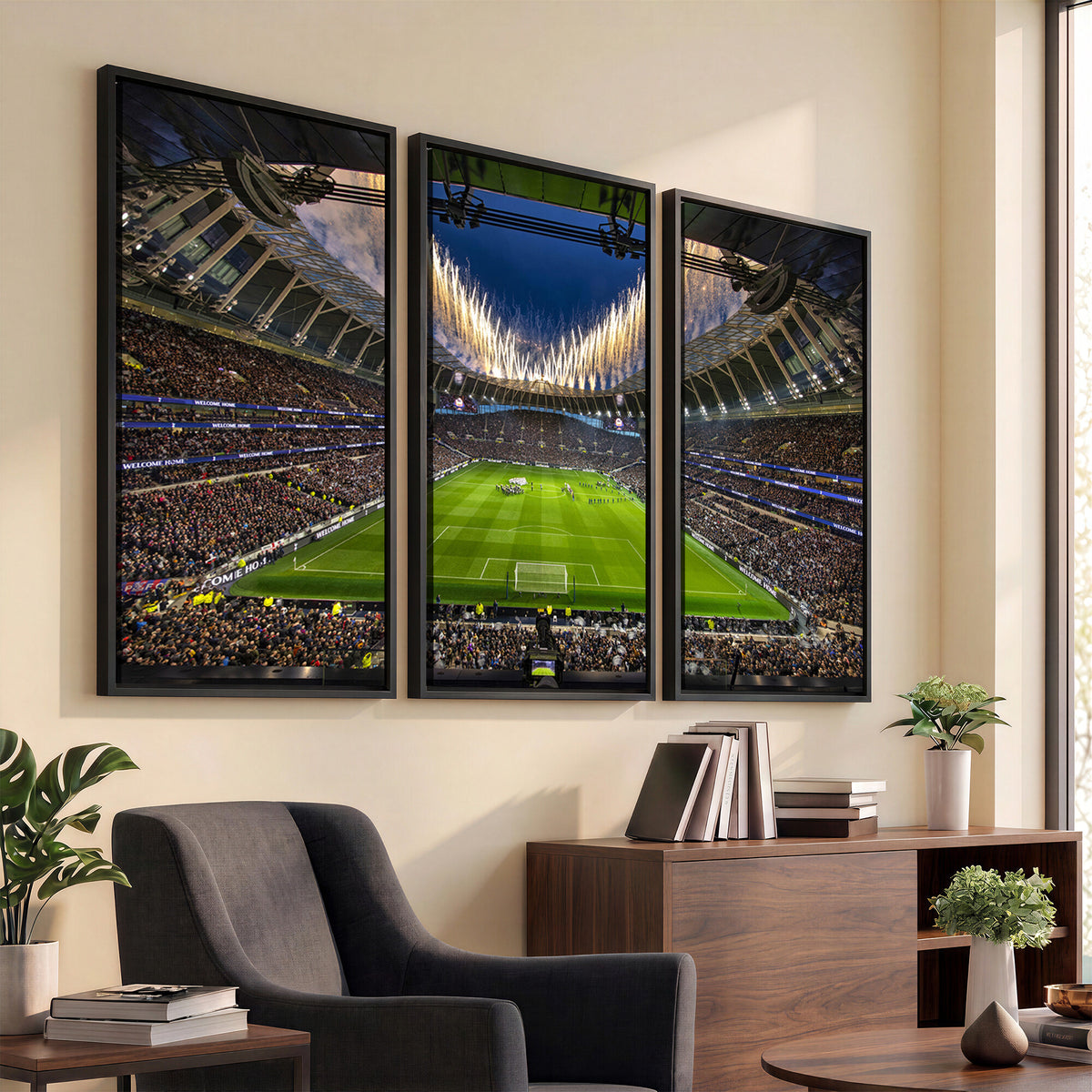 40157-MGV-CV-36X24 - Tottenham Hotspur Football Team Print, London Tottenham Hotspur Stadium Wall Art