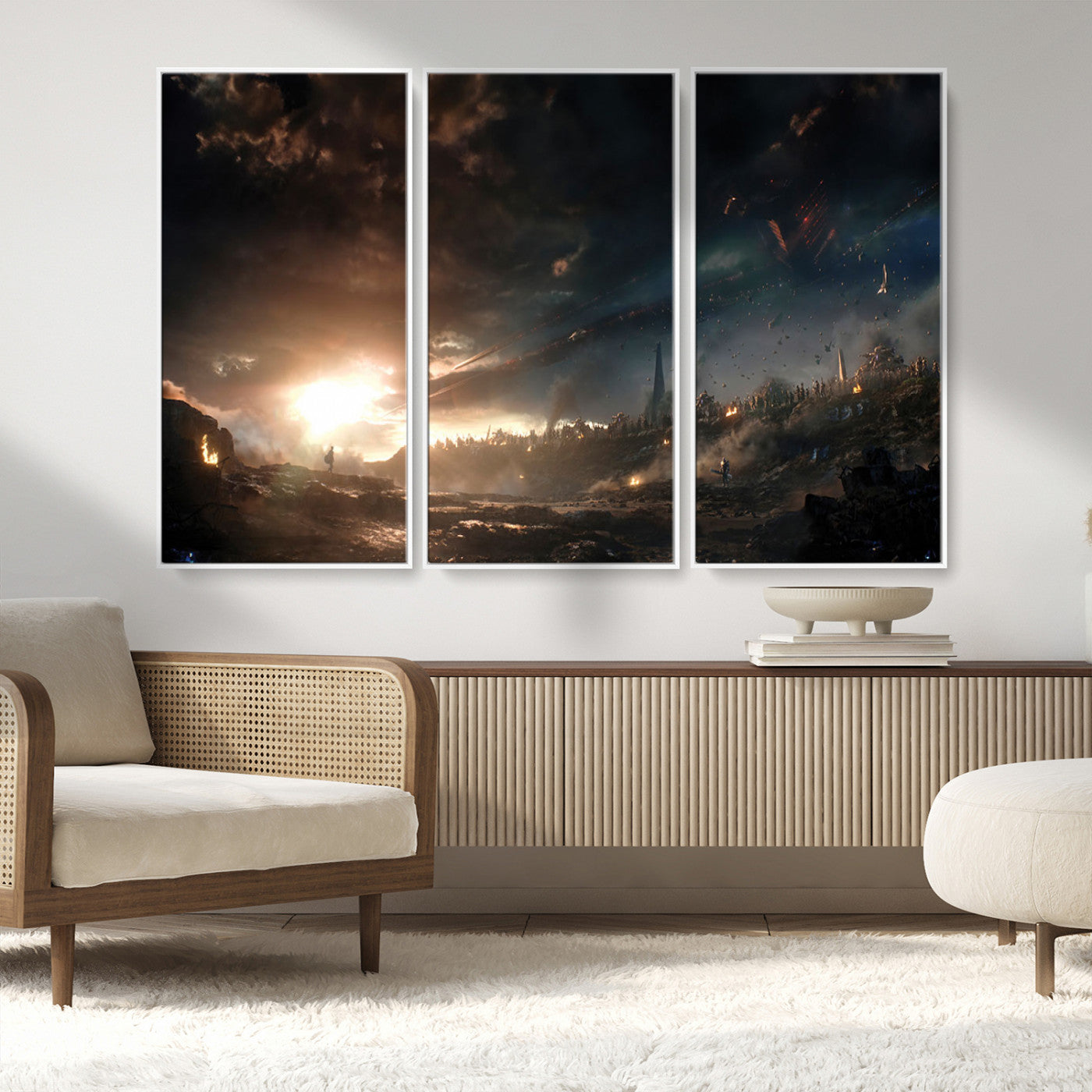 MGV-FC-48X32-3P - Avengers Planet Wall Art Canvas Print