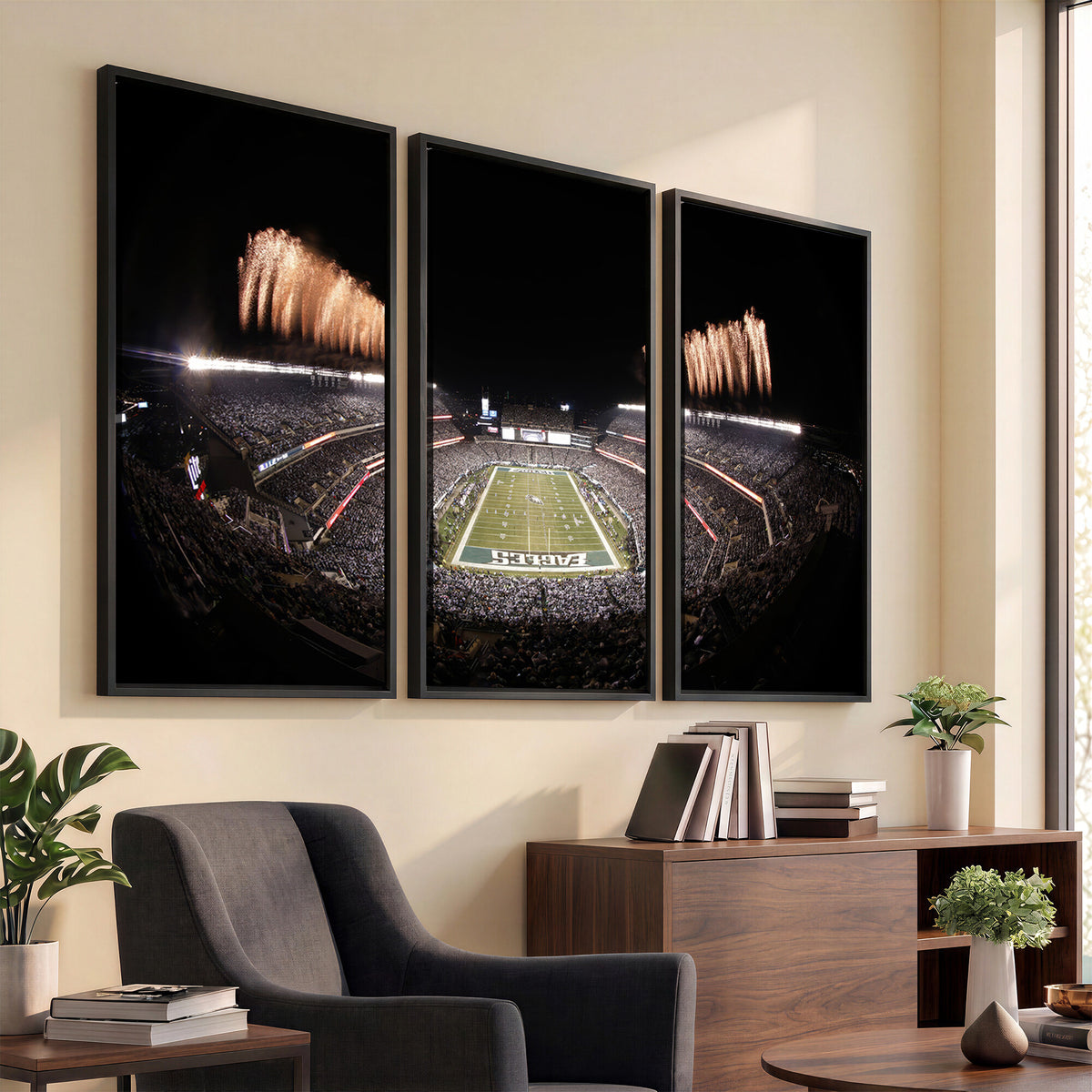 48893-MGV-CV-36X24 - Eagles Field Stadium Wall Art, Lincoln Financial Field