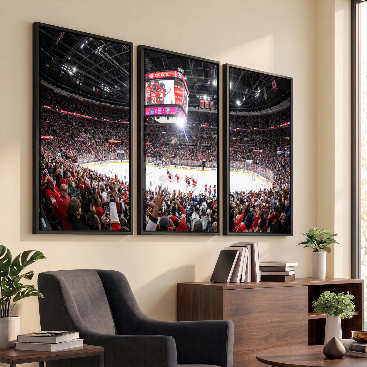 15750-MGV-CV-36X24 - Amerant Bank Arena Wall Art Canvas Print, Hockey Arena