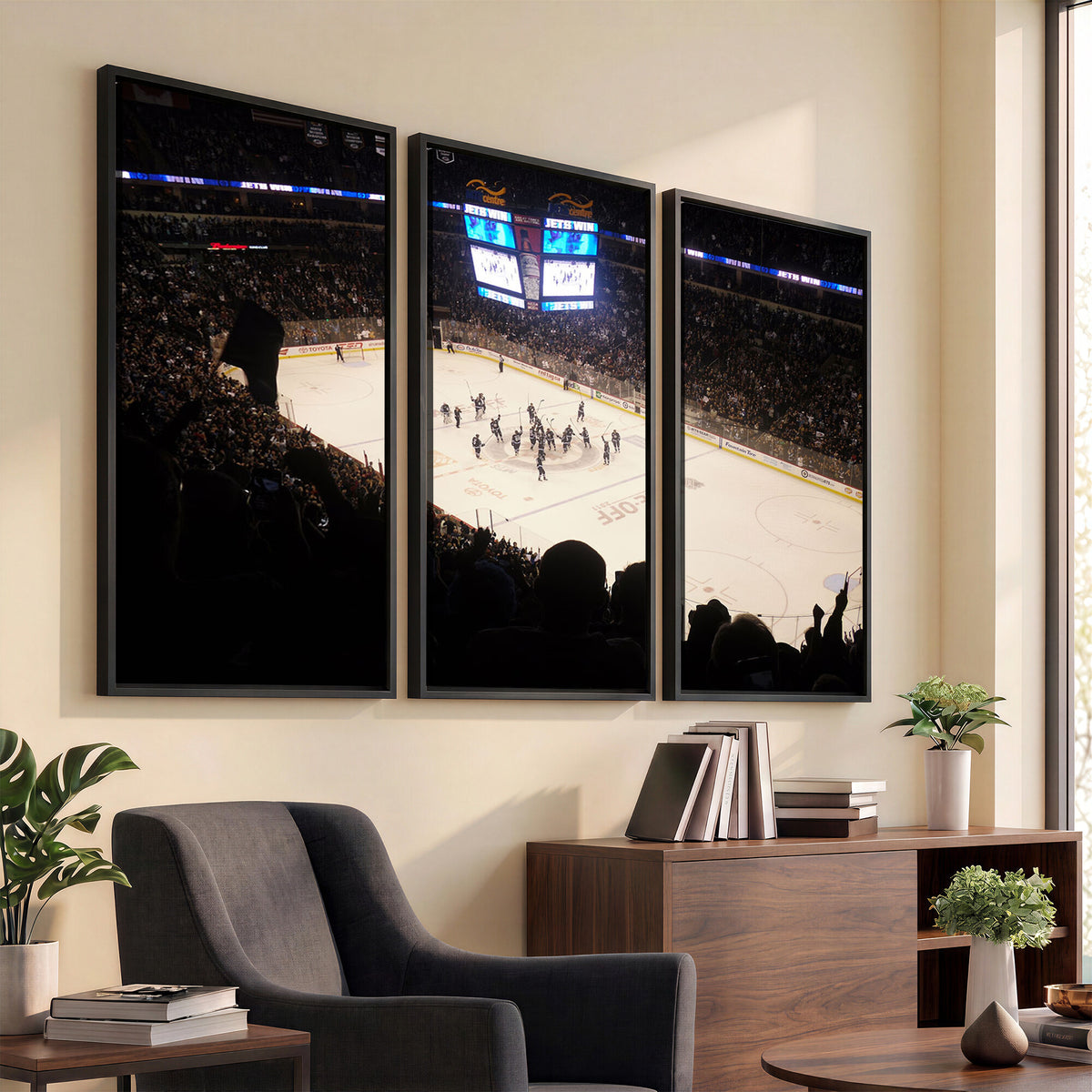 22497-MGV-CV-36X24 - Canada Life Centre Wall Art | Winnipeg Jets Hockey Team Print Canvas | Ready to Hang | Winnipeg Wall