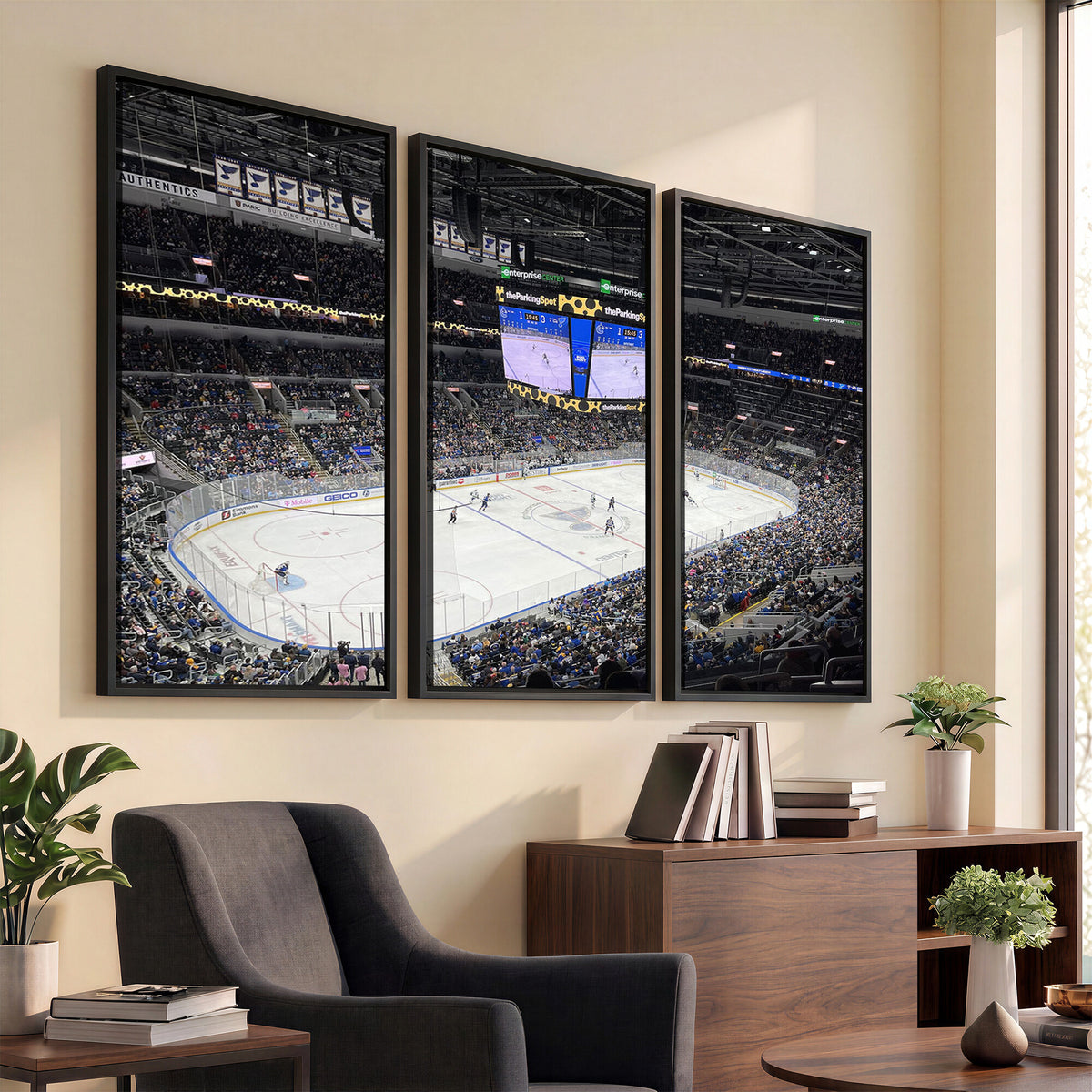 75222-MGV-CV-36X24 - Enterprise Center Missouri St. Louis Blues Hockey Stadium
