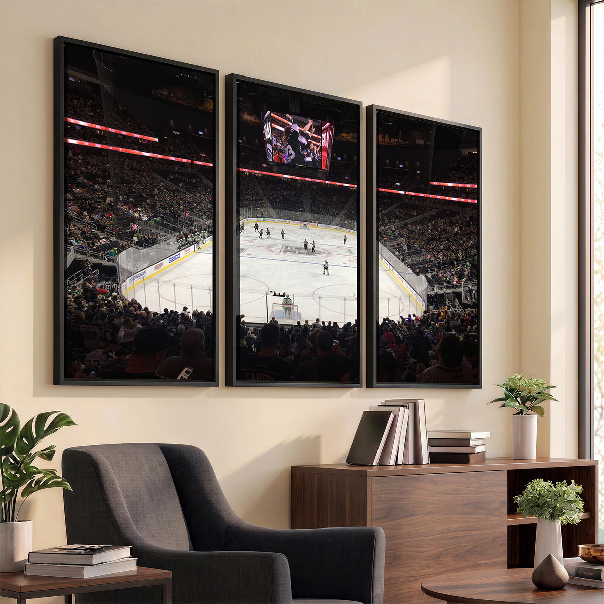 14802-MGV-CV-36X24 - T Mobile Arena Paradise Nevada Vegas Golden Knights Ice Hockey Stadium