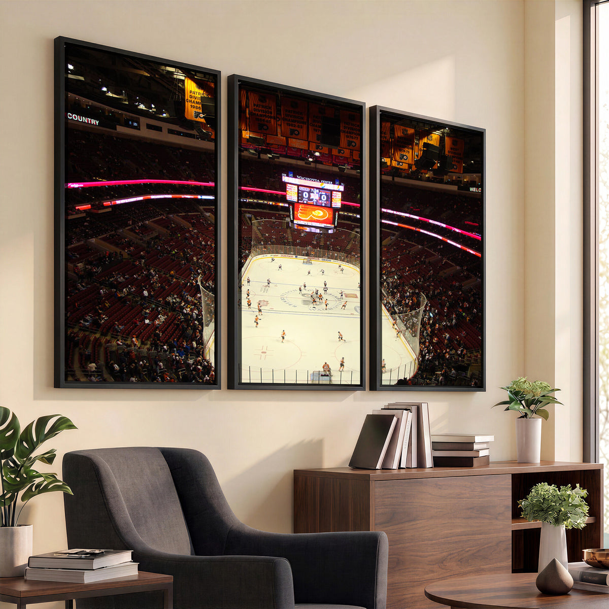 98213-MGV-CV-36X24 - Wachovia Center Prior to Flyers Game Ice Hockey Stadium
