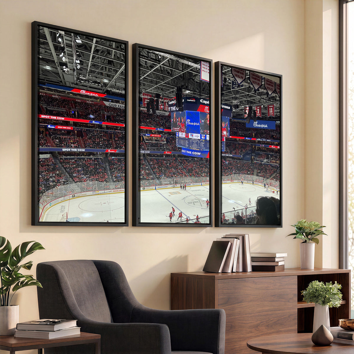 71287-MGV-CV-36X24 - Washington Capitals New York Rangers Ice Hockey Game Stadium