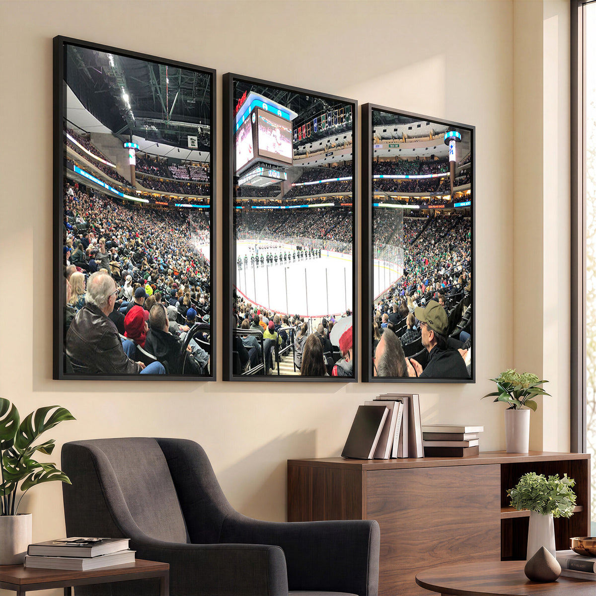 44414-MGV-CV-36X24 - Xcel Energy Center St Paul Minnesota Wild Ice Hockey Stadium