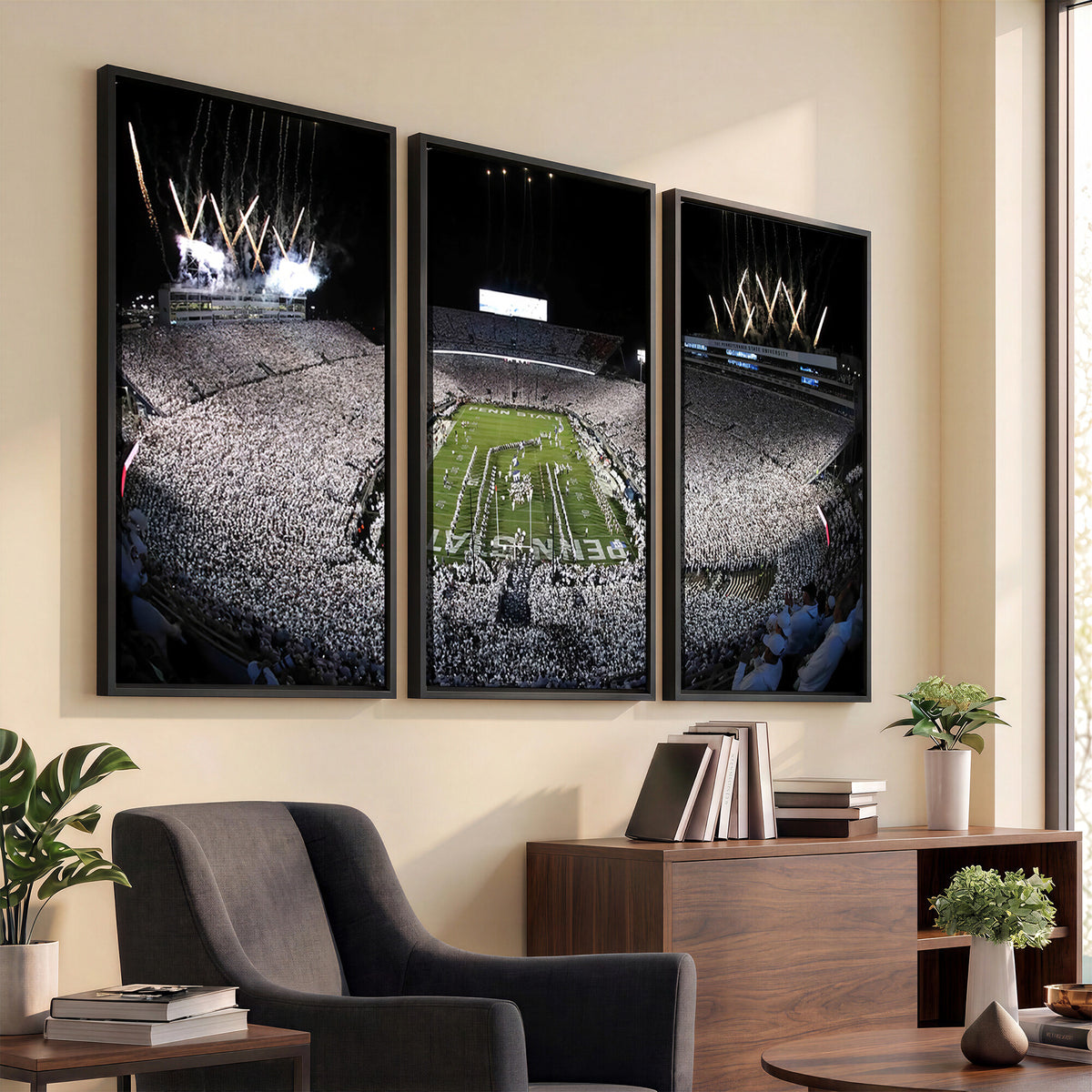 84537-MGV-CV-36X24 - Penn State Beaver Stadium Canvas Wall Art - Nittany Lions Football Print