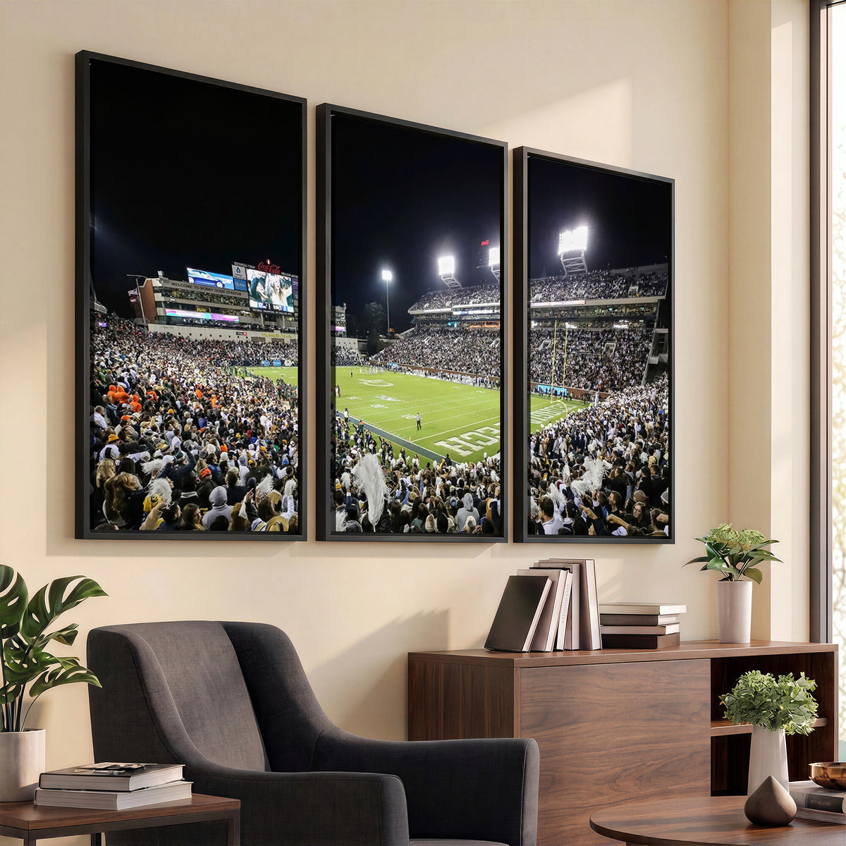 49339-MGV-CV-36X24 - Georgia Tech Yellow Jackets Football Team Print, Atlanta