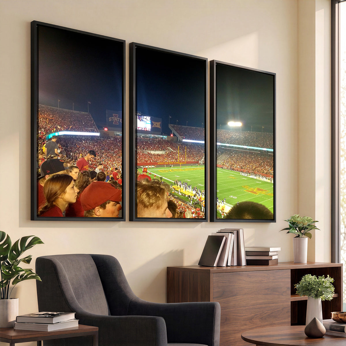 94319-MGV-CV-36X24 - Iowa State University Cyclones Art Print, Jack Trice Stadium Ames