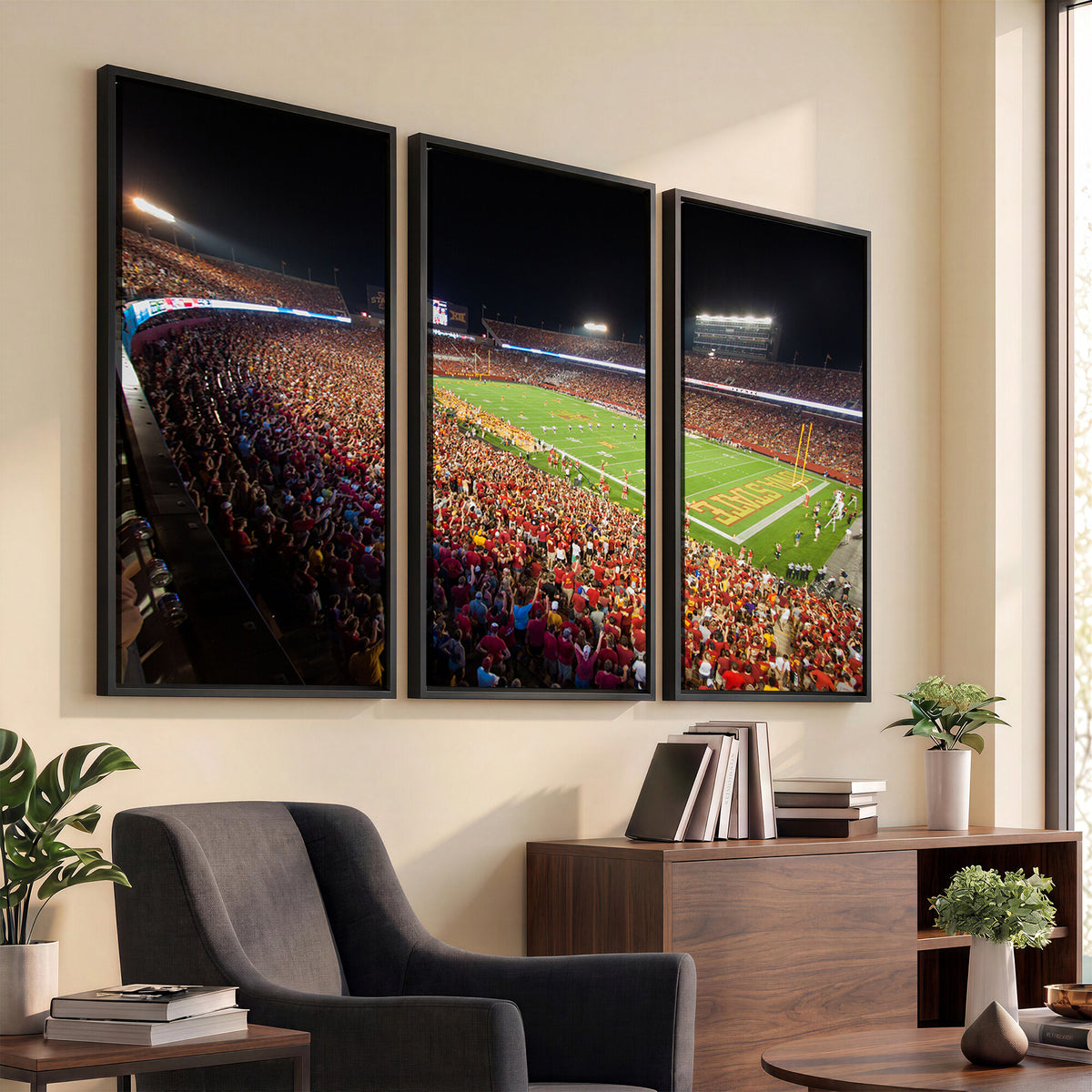35139-MGV-CV-36X24 - Iowa State University Cyclones Canvas Print, Jack Trice Stadium