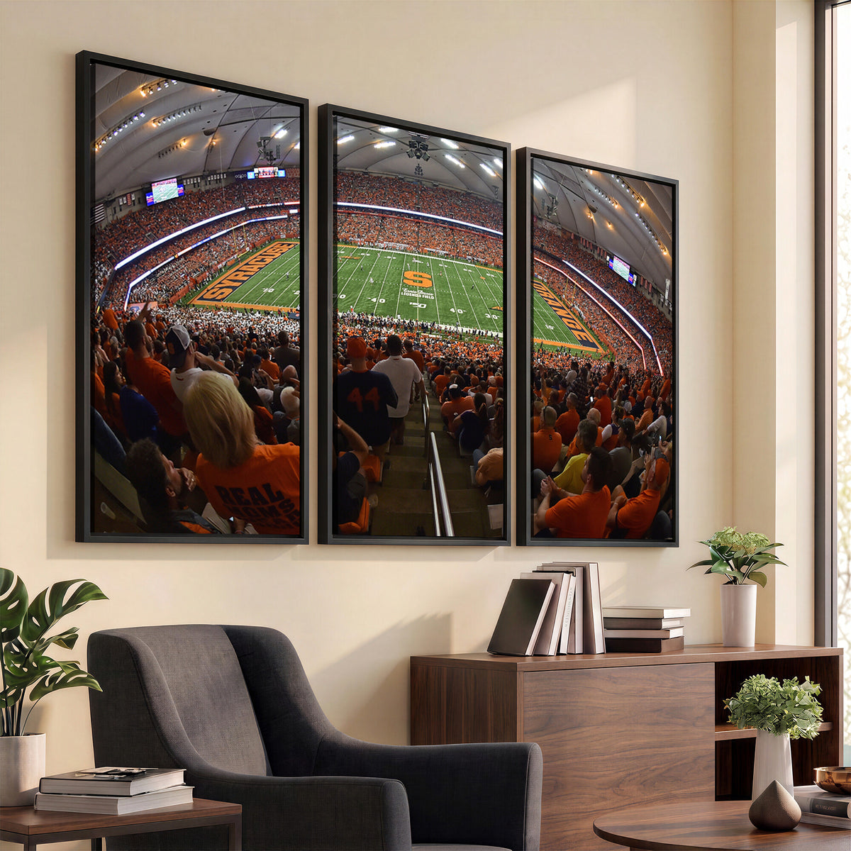 43291-MGV-CV-36X24 - Syracuse University Orange Football Canvas Print, Football Team Print - Syracuse JMA Wireless Dome