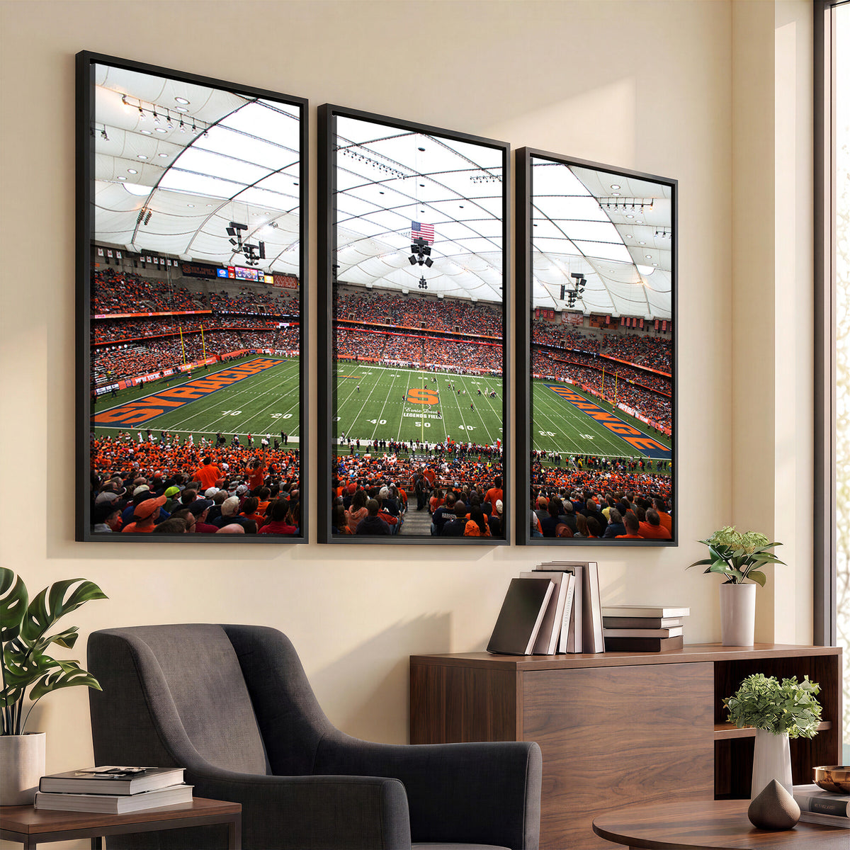 78104-MGV-CV-36X24 - Syracuse University Orange Football Team Print, Syracuse