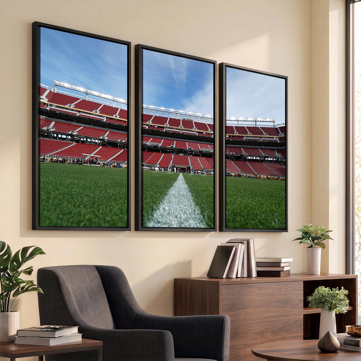 83238-PAN-FL-20X10 - University of Tulsa Golden Hurricane Football Team Print - Tulsa H.A. Chapman Stadium Wall Art