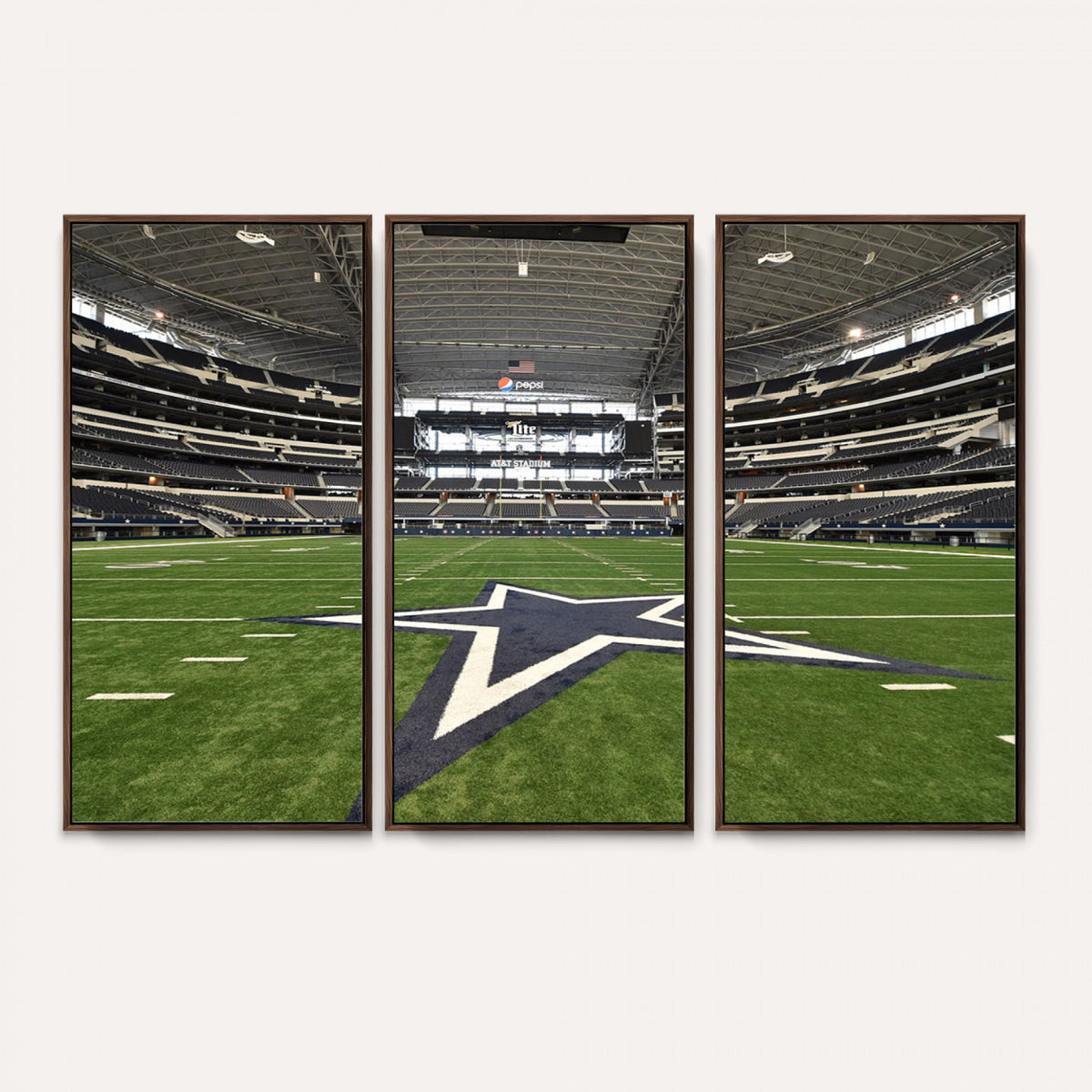 14834-MGV-CV-36X24 - Dallas Cowboys Football Team Print - Arlington AT&T Stadium