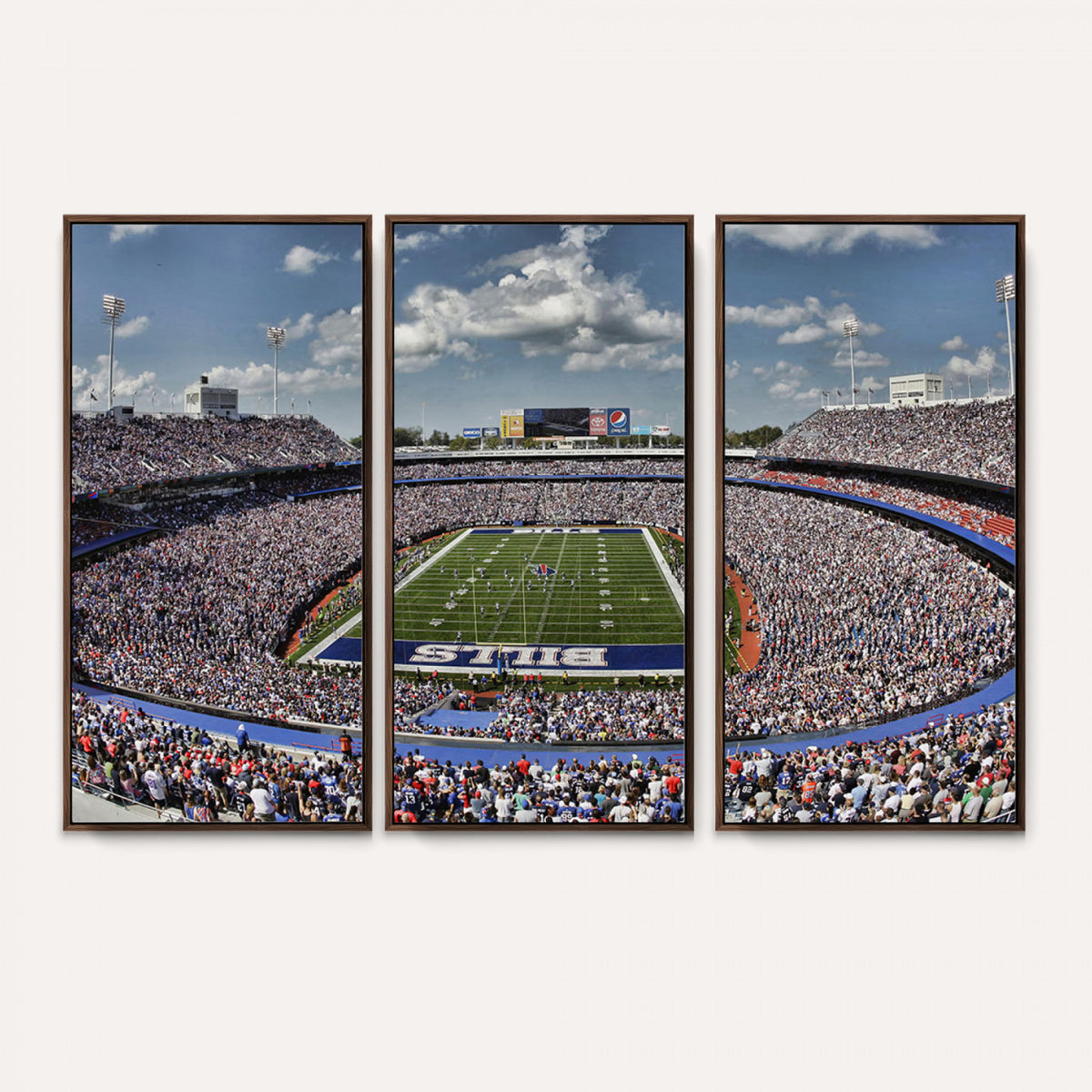 76491-MGV-CV-36X24 - Buffalo Bills Highmark Stadium Wall Art Canvas Print, Bills Game Day Decor