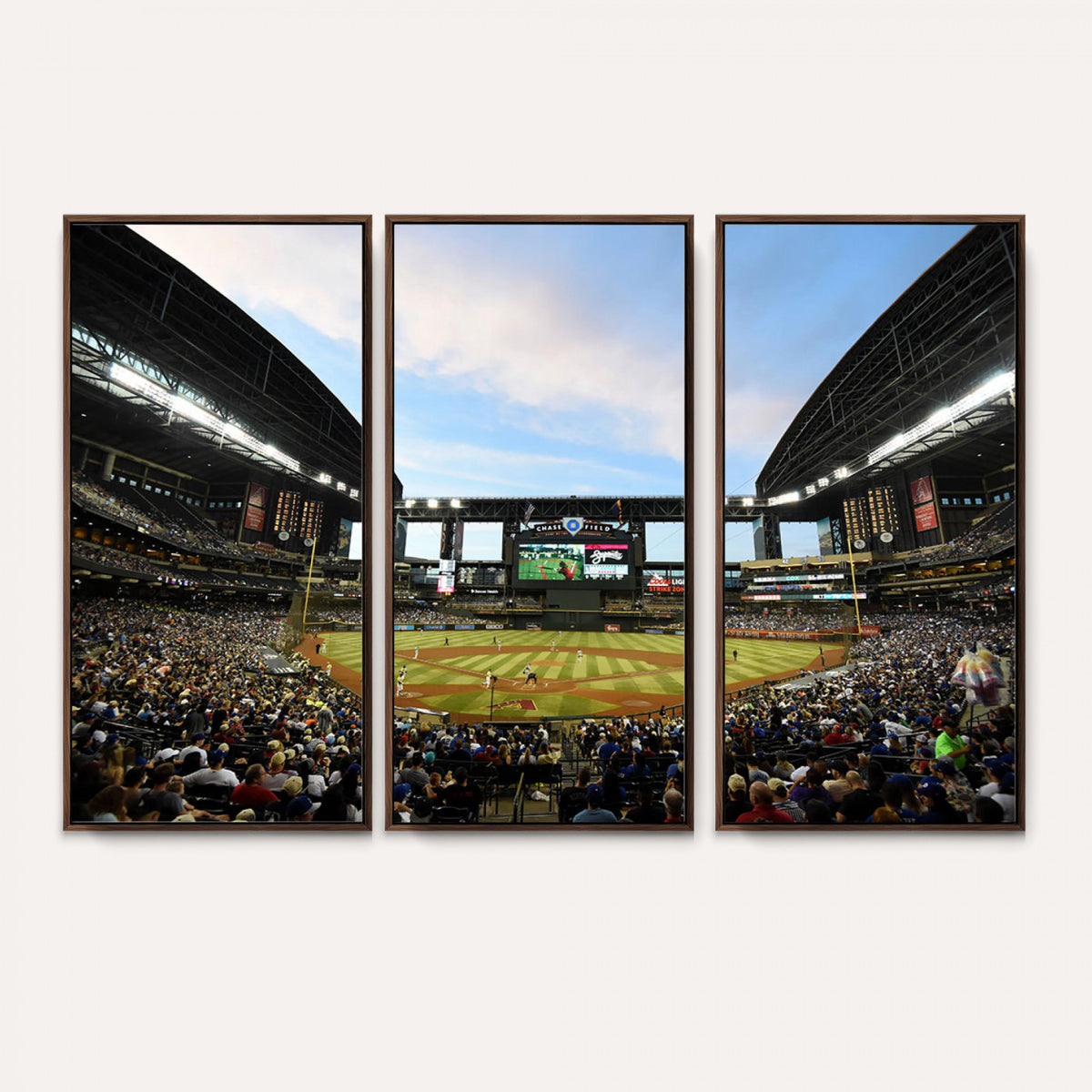 92672-MGV-CV-36X24 - Arizona Diamondbacks Team Print - Phoenix Chase Field