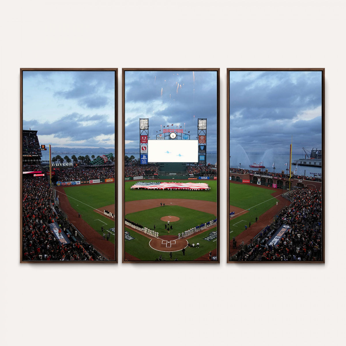 44631-MGV-CV-36X24 - Oracle Park San Francisco Giants Wall Art | Oracle Park Stadium Canvas Print