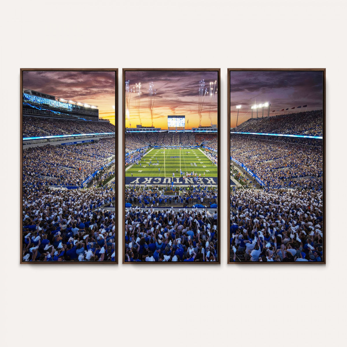 78524-MGV-CV-36X24 - Kroger Field Wall Art Print, Kentucky Stadium Wall Art