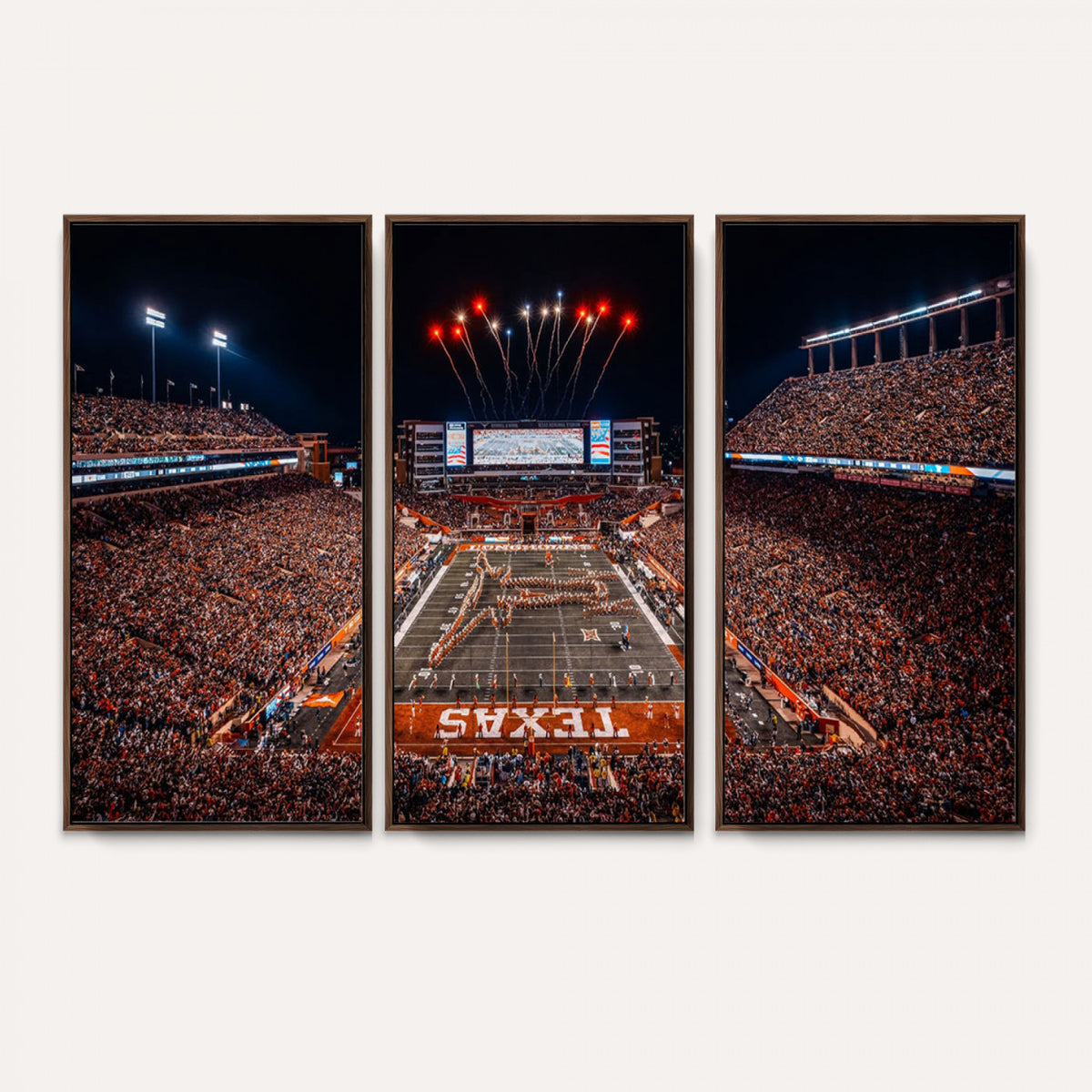 58778-PAN-FL-20X10 - Darrell K Royal Memorial Stadium | Texas Longhorns | Print Decor Wall Art Design for Home & Office Decoration