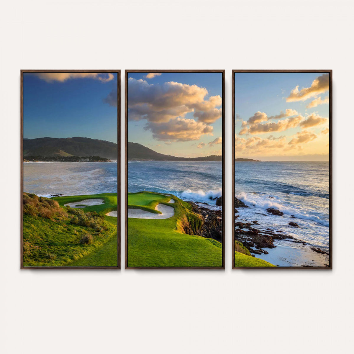 50107048-MGV-CV-36X24 - Pebble Beach Golf Links Wall Art Canvas Print