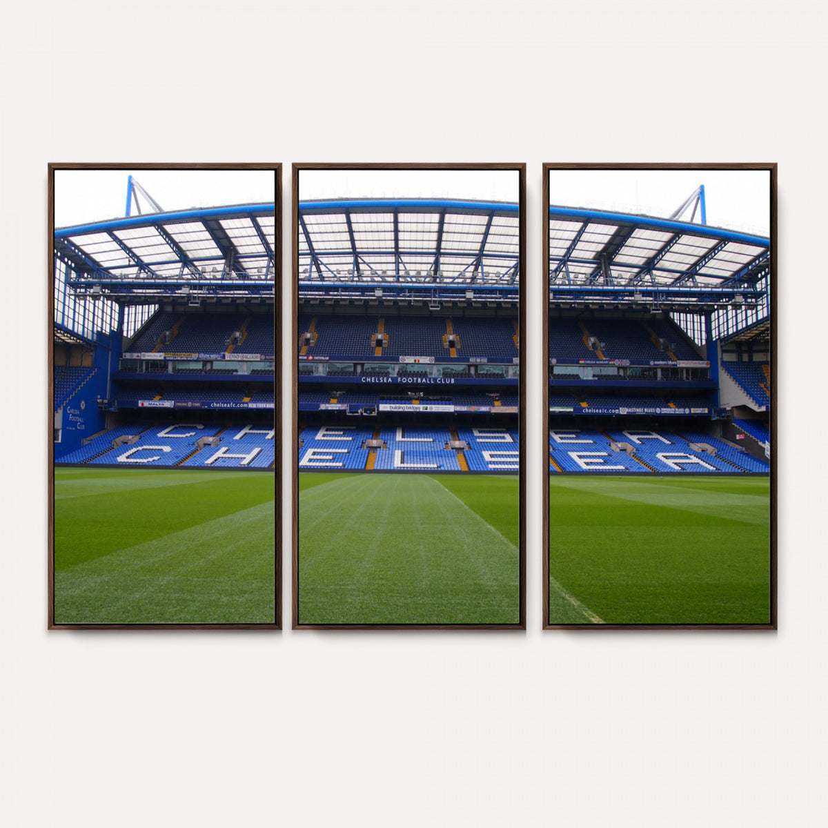 38616413CHELSA-MGV-CV-36X24 - Stamford Bridge Chelsea Football Stadium Canvas Wall Art