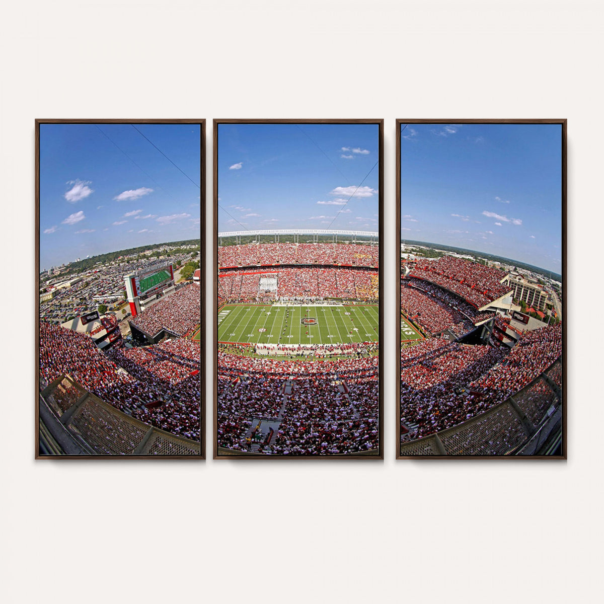 29492070-MGV-CV-36X24 - William Brice Stadium Wall Art Canvas Print, Stadium Crowd on Football Game Day