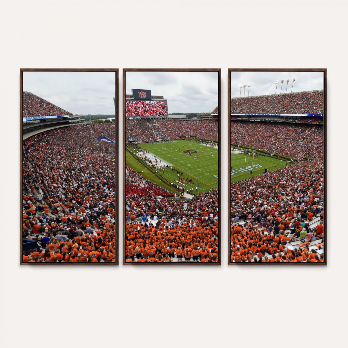 39597998-MGV-CV-36X24 - Jordan-Hare Stadium Wall Art Canvas Print, College Sports Decor