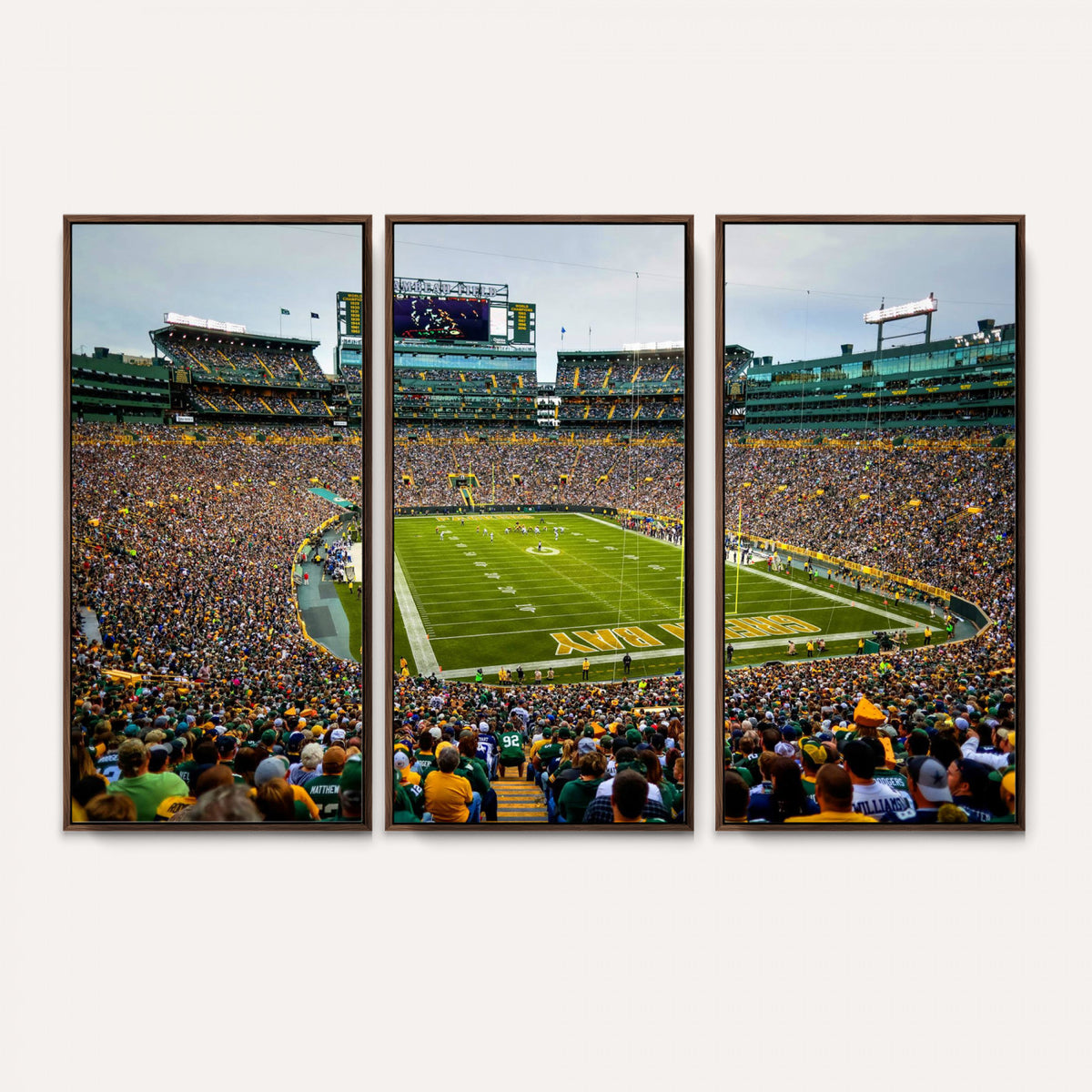 56521752-MGV-CV-36X24 - Green Bay Packers Stadium Wall Art Canvas Print, Lambeau Field