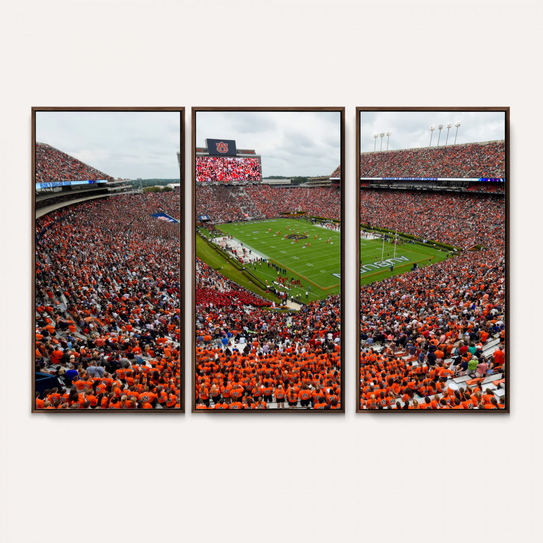 Auburn Stadium Wall Art Canvas Print, Jordan Hare Stadium