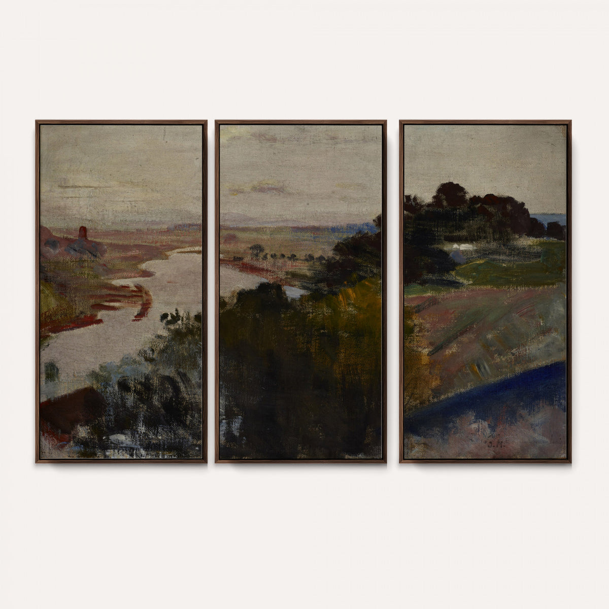 55507874-_Poster-30x20 - Jacek Malczewski Landscape at the Vistula Wall Art Canvas Print
