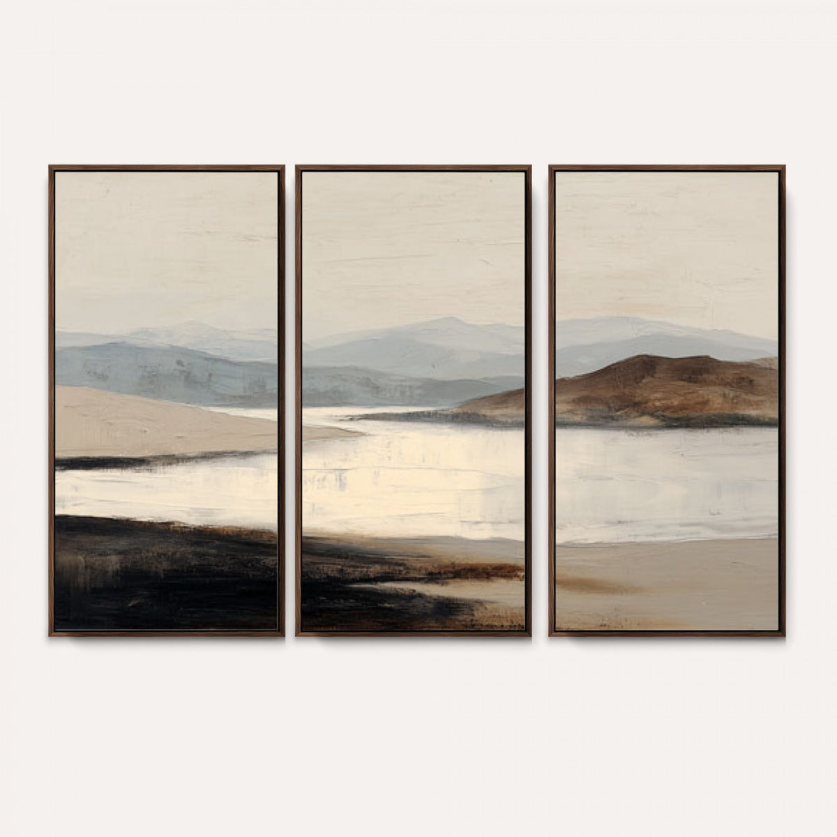36873679-MGV-CV-36X24 - Modern Abstract Landscape Canvas Wall Art, Minimalist Nature Printing