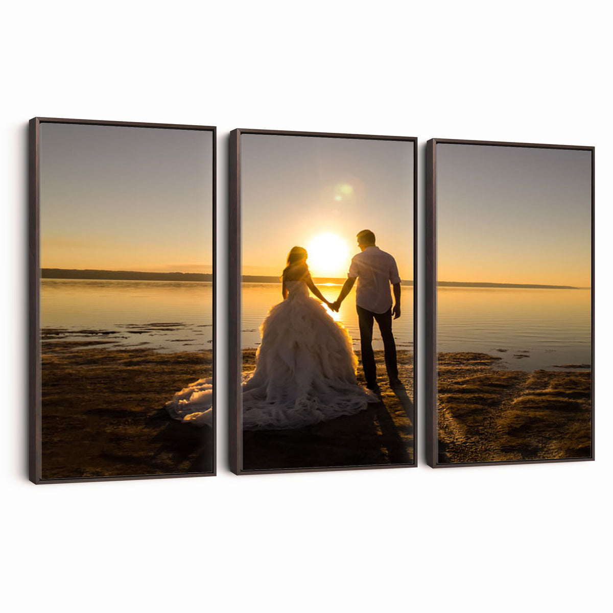 CSTM911-MGV-CV-48X32-3P - Personalized Custom Wall Art, Create Your Own Photo Canvas Print, 3 Panel Set