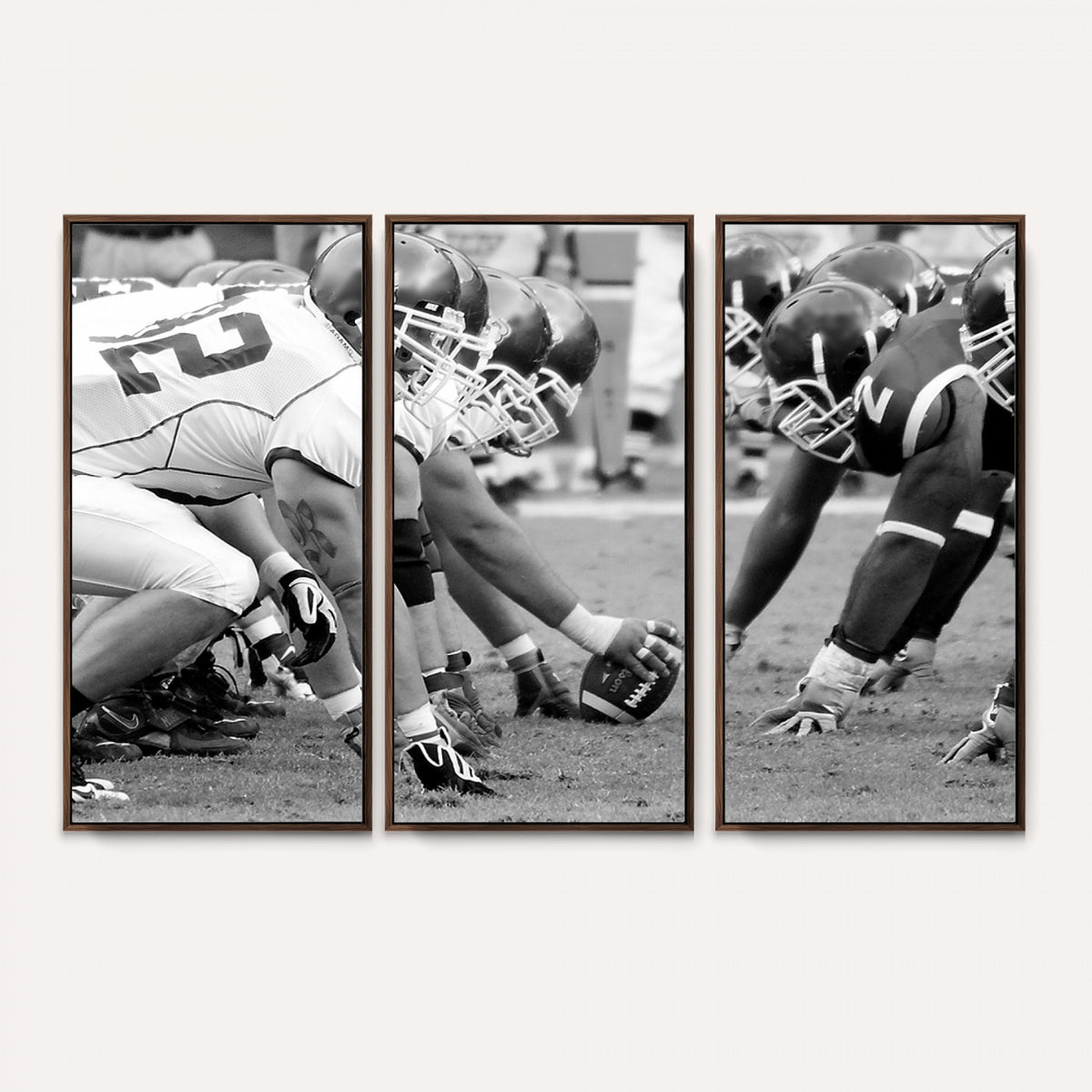 97432-MGV-CV-36X24 - American Football Player Wall Art Canvas Print