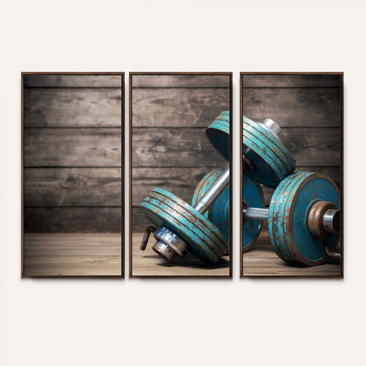 39364-MGV-CV-36X24 - Dumbbell and Sport Wall Art Canvas Print