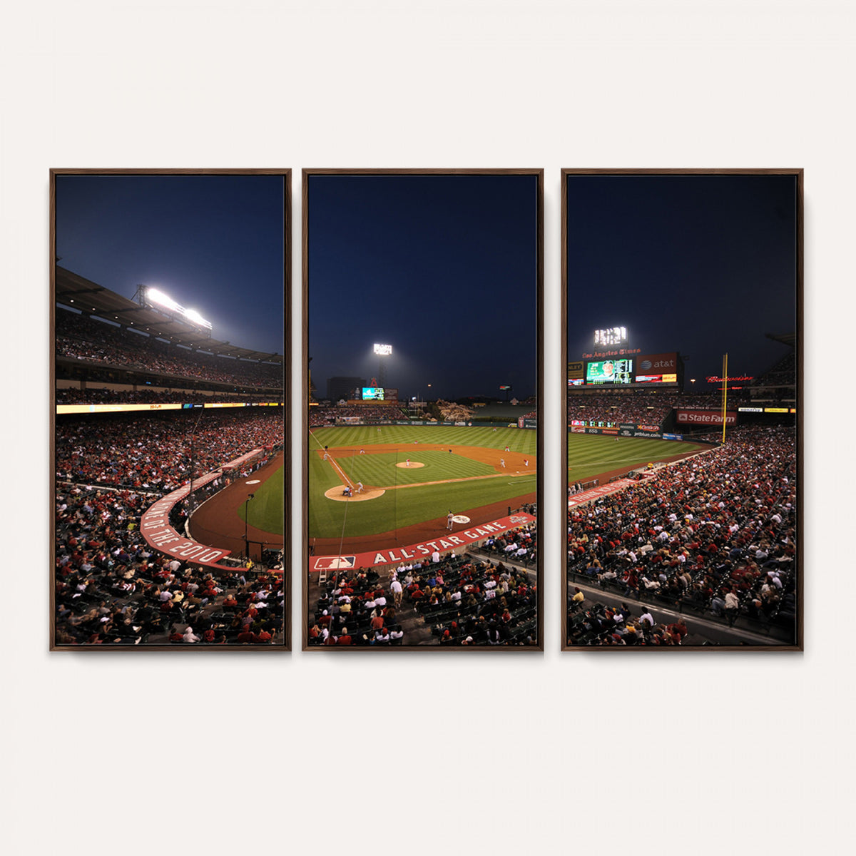 88896-MGV-CV-36X24 - Los Angeles Angels Baseball Team Print, Anaheim Angel Stadium Wall Art