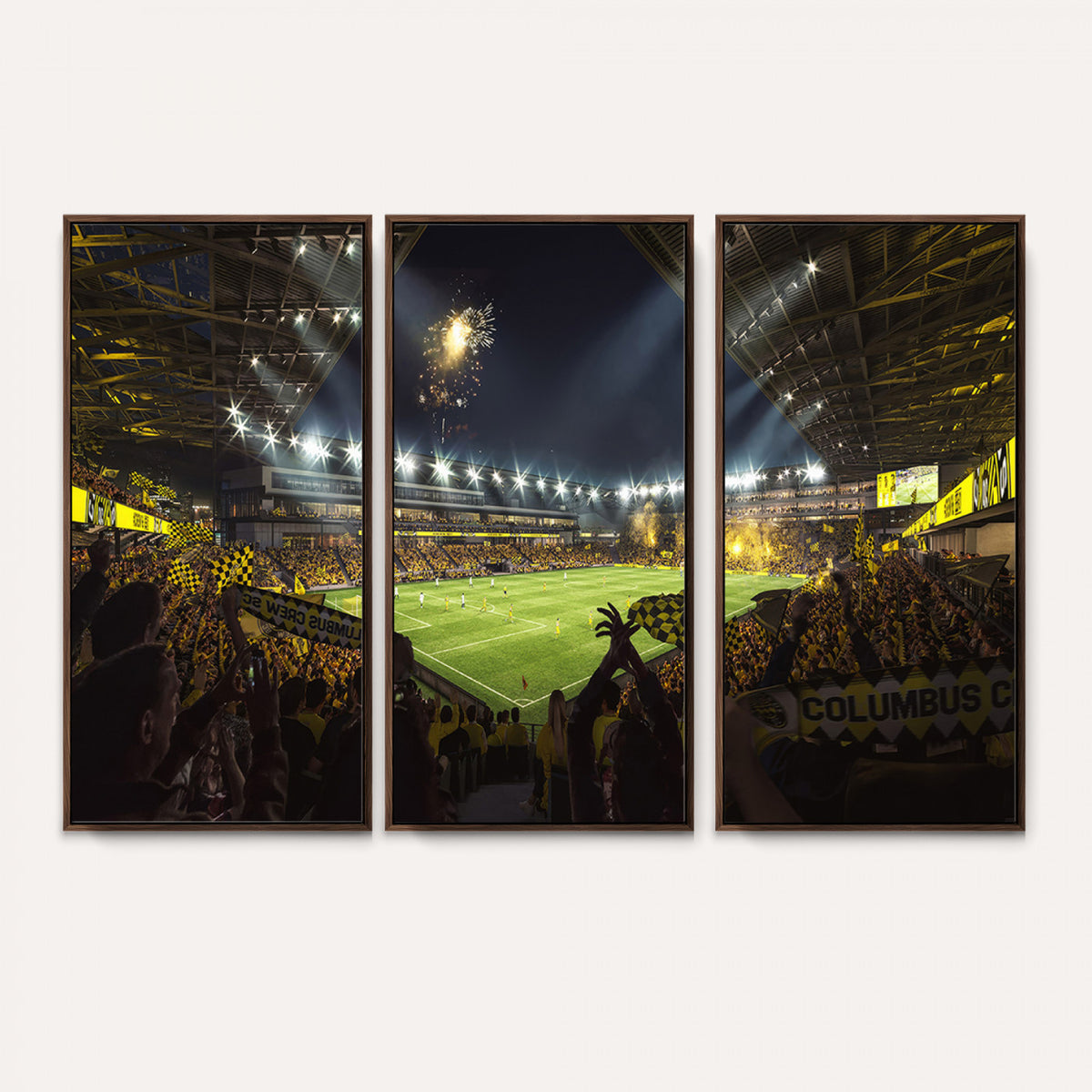 51122-MGV-CV-36X24 - Columbus Crew Soccer Team Print - Columbus Crew Stadium Wall Art Canvas Print