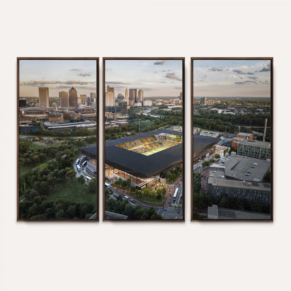 90971-MGV-CV-36X24 - Columbus Crew Soccer Team Print - Columbus Crew Stadium Wall Art, Columbus Crew Soccer Wall Art